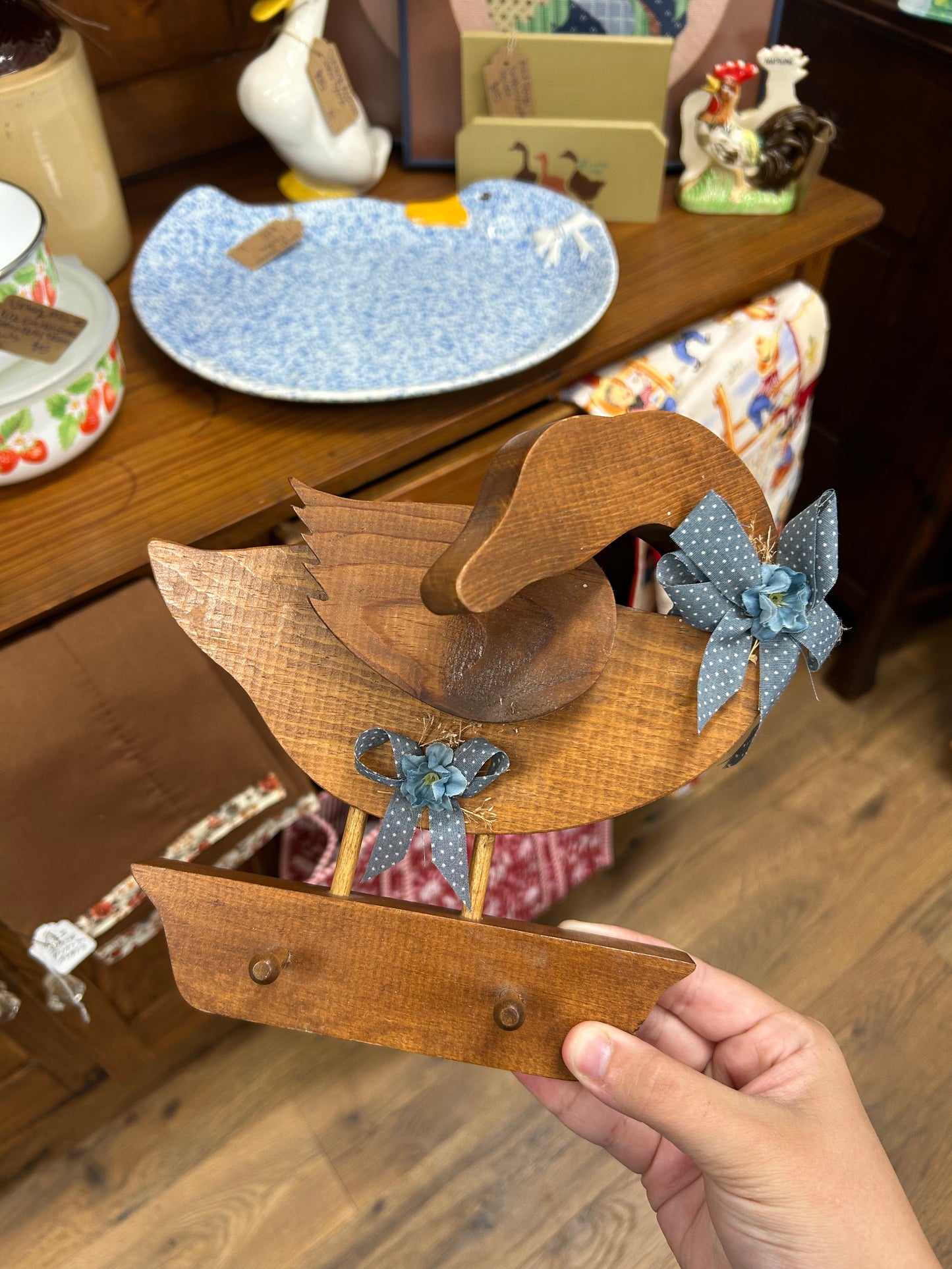 Wooden Goose Hanger
