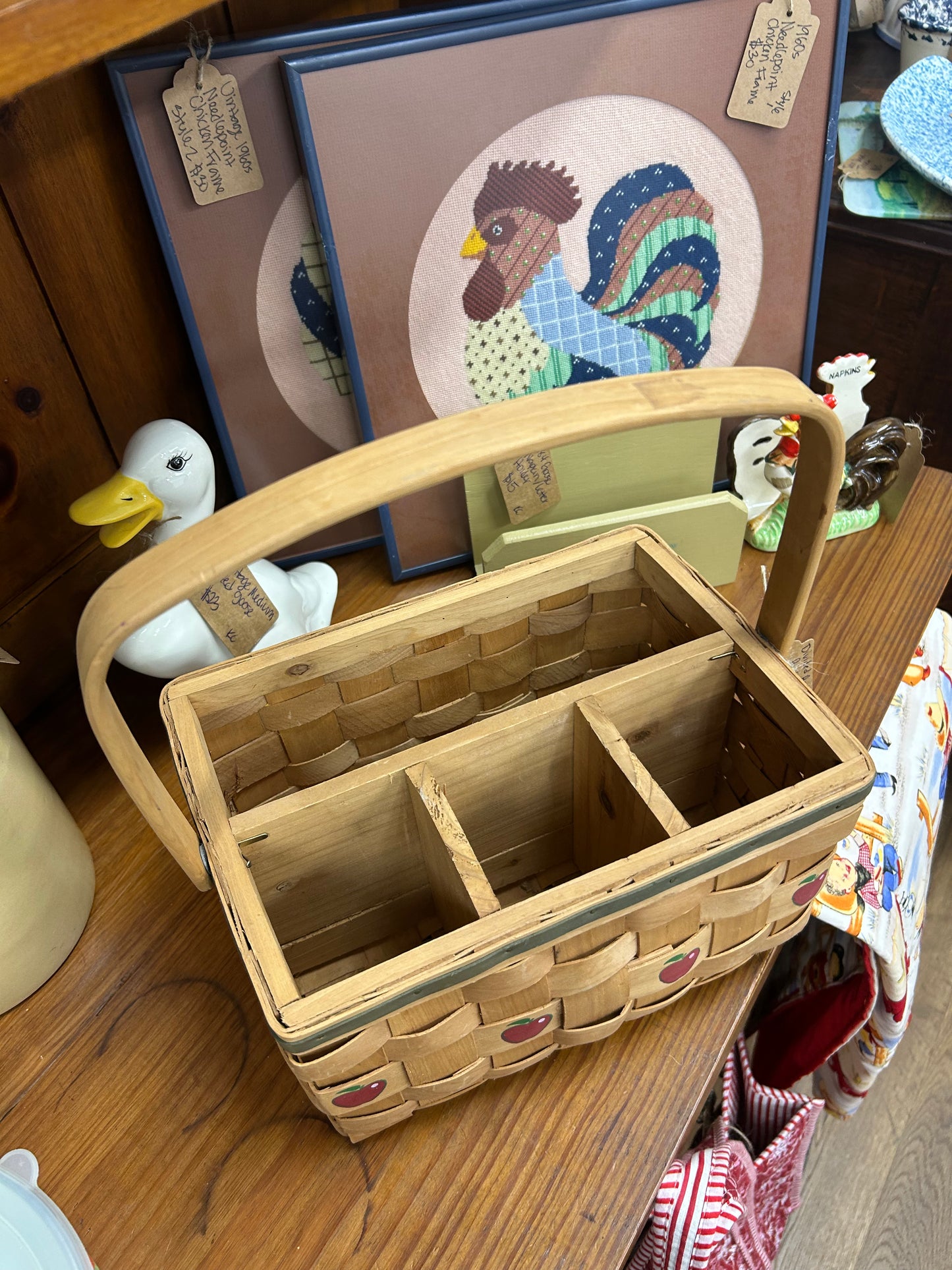 Divided Apple Basket - Local Pickup Only