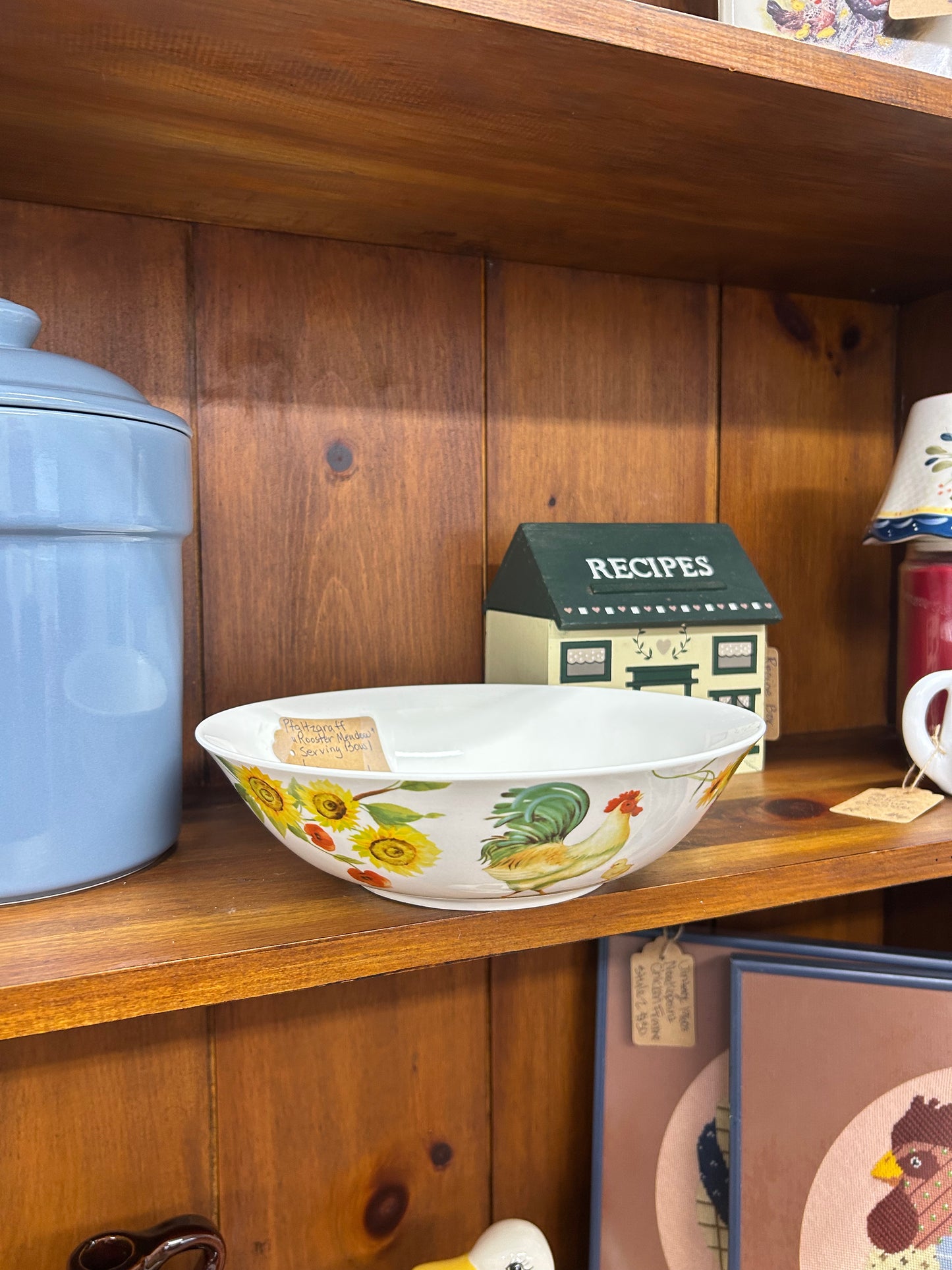 Pfaltzgraff "Rooster Meadow" Serving Bowl