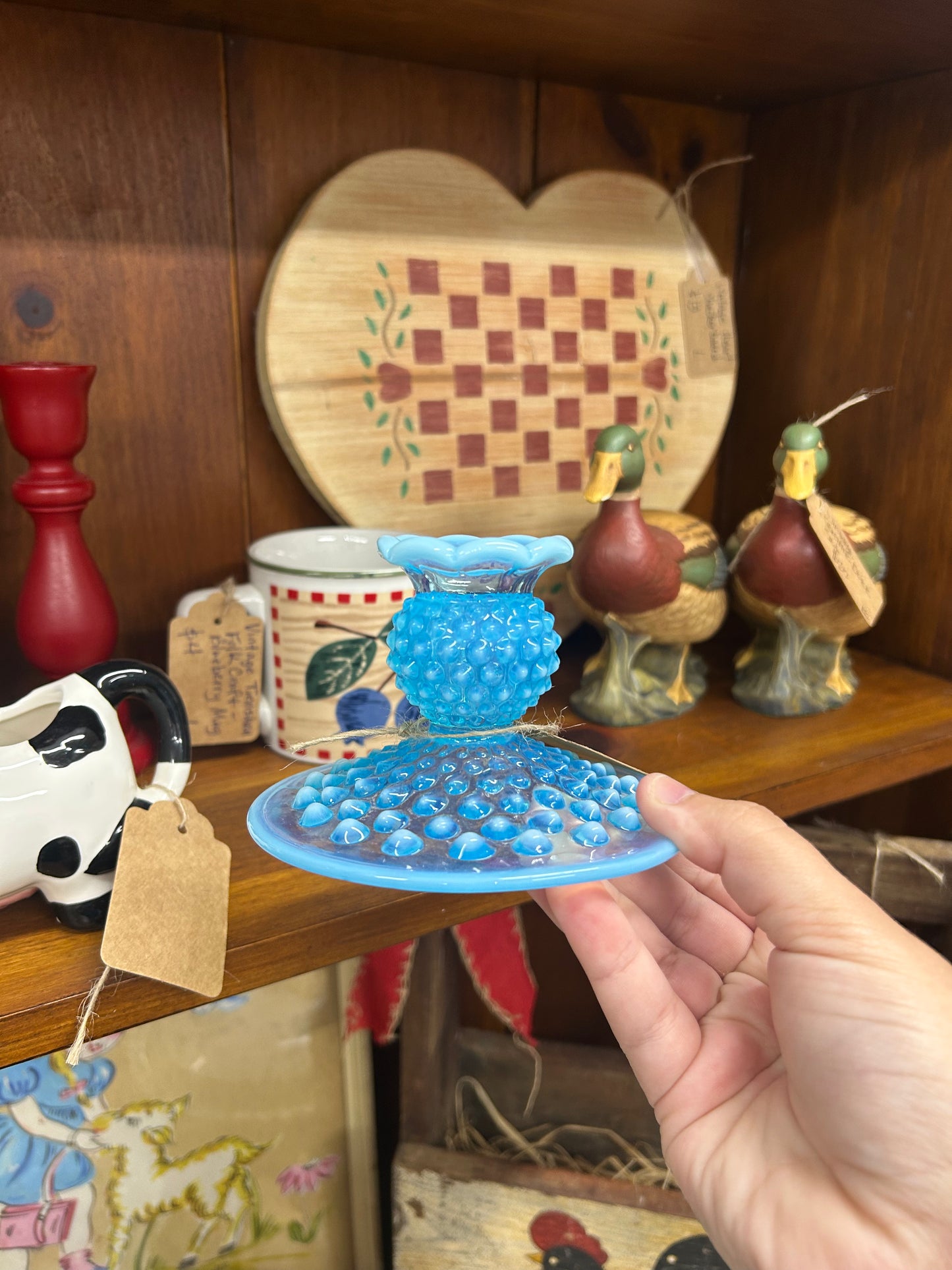 Vintage Fenton Candle Holder