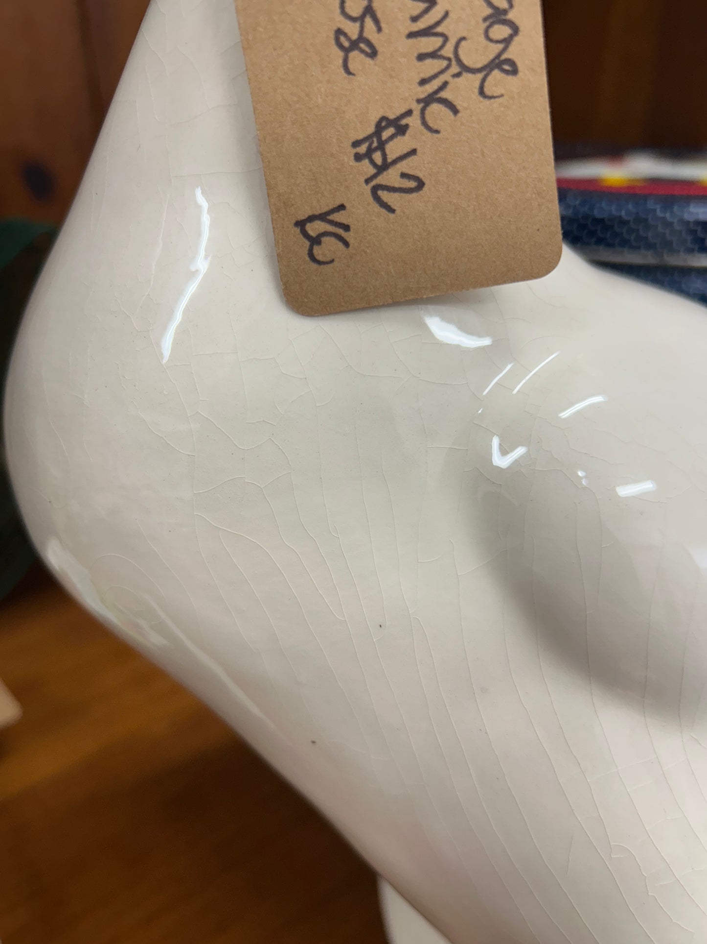 Large Vintage Ceramic Goose - Has Crazing