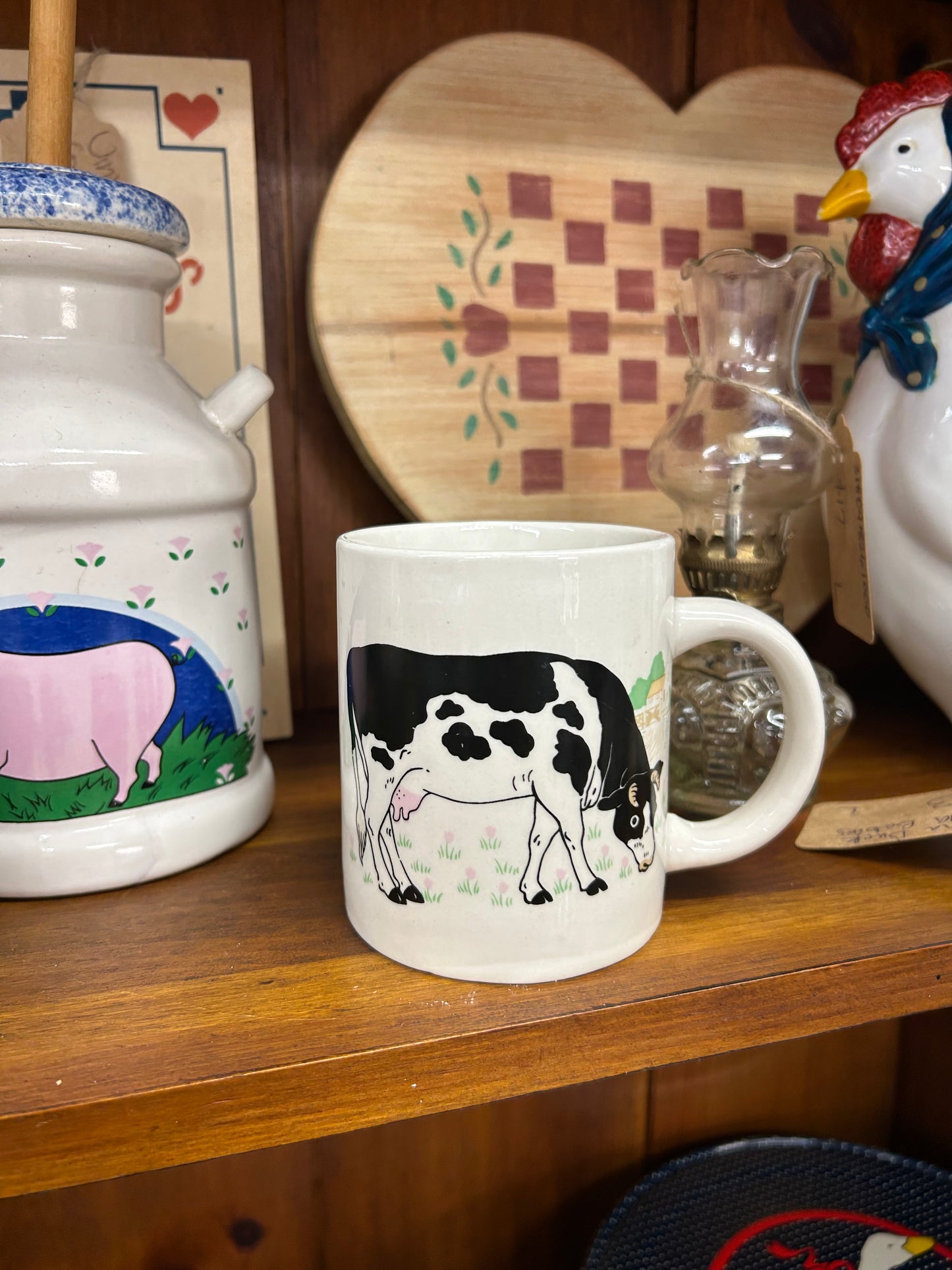 Vintage Cow Mug