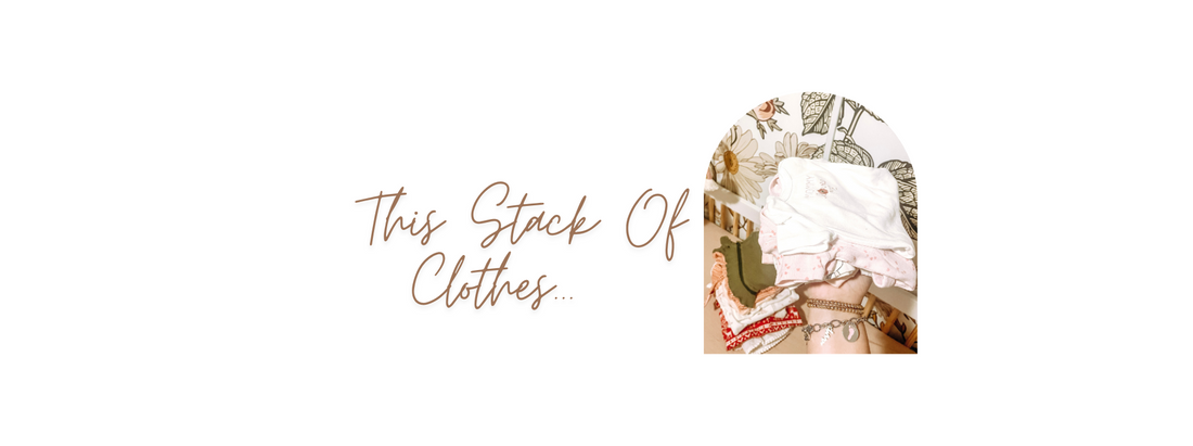 This Stack Of Clothes… 😣🤍