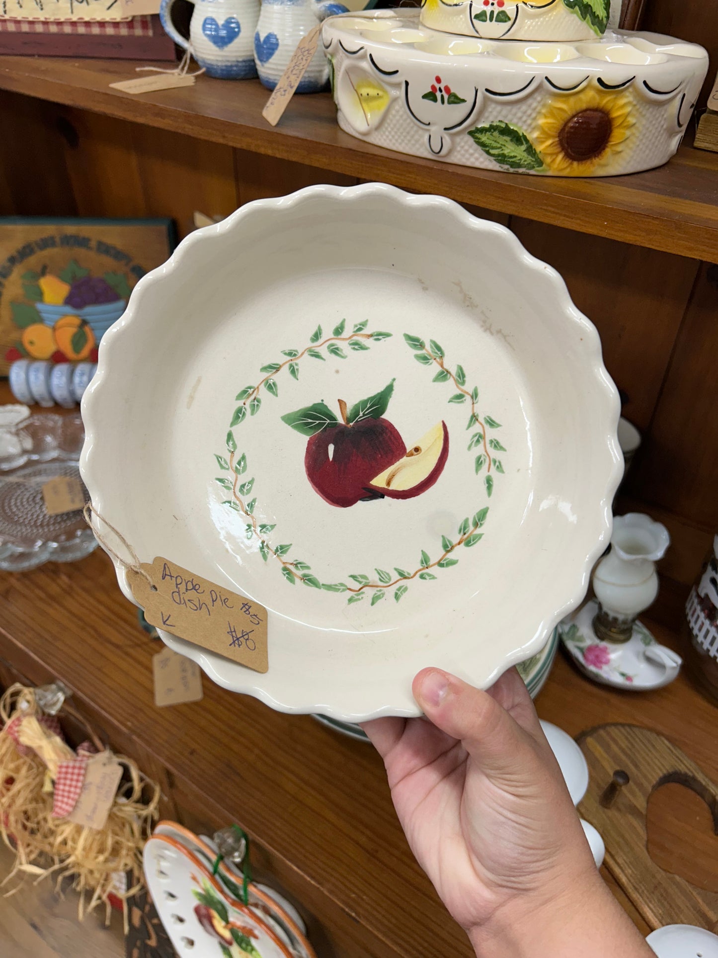 Apple Baking Dish - As Is