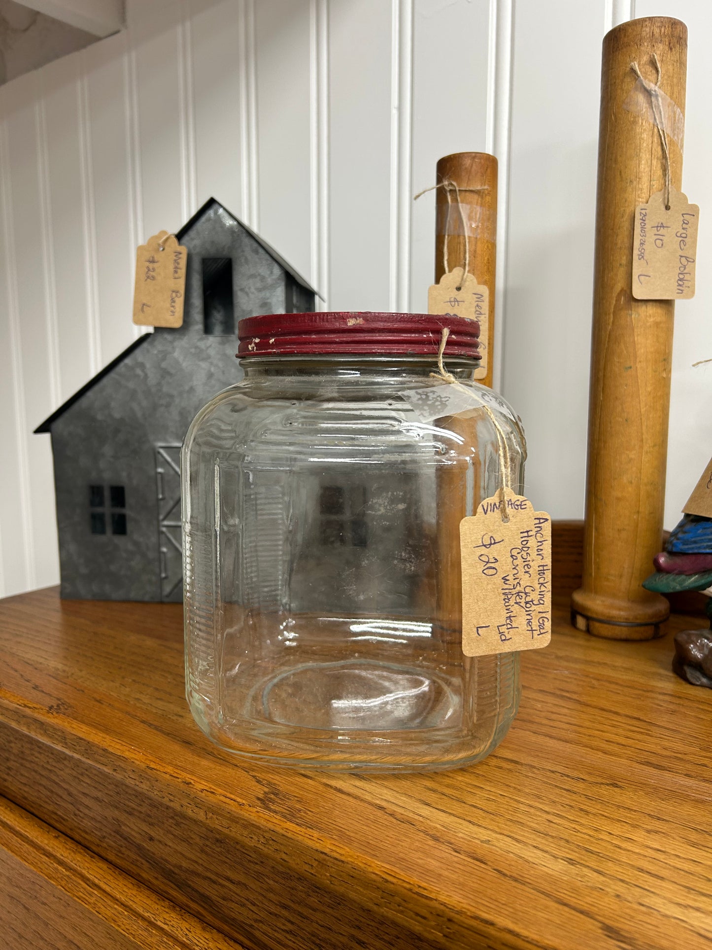 Vintage Anchor Hocking 1 Gallon Hoosier Canister