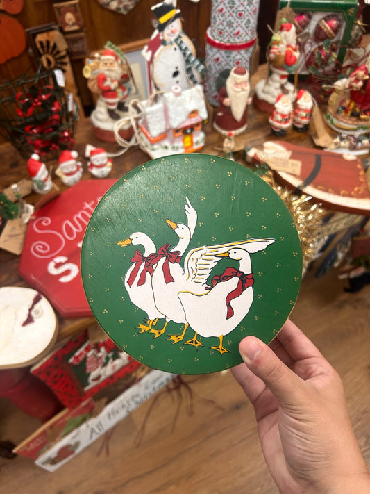 Vintage Christmas Goose Box