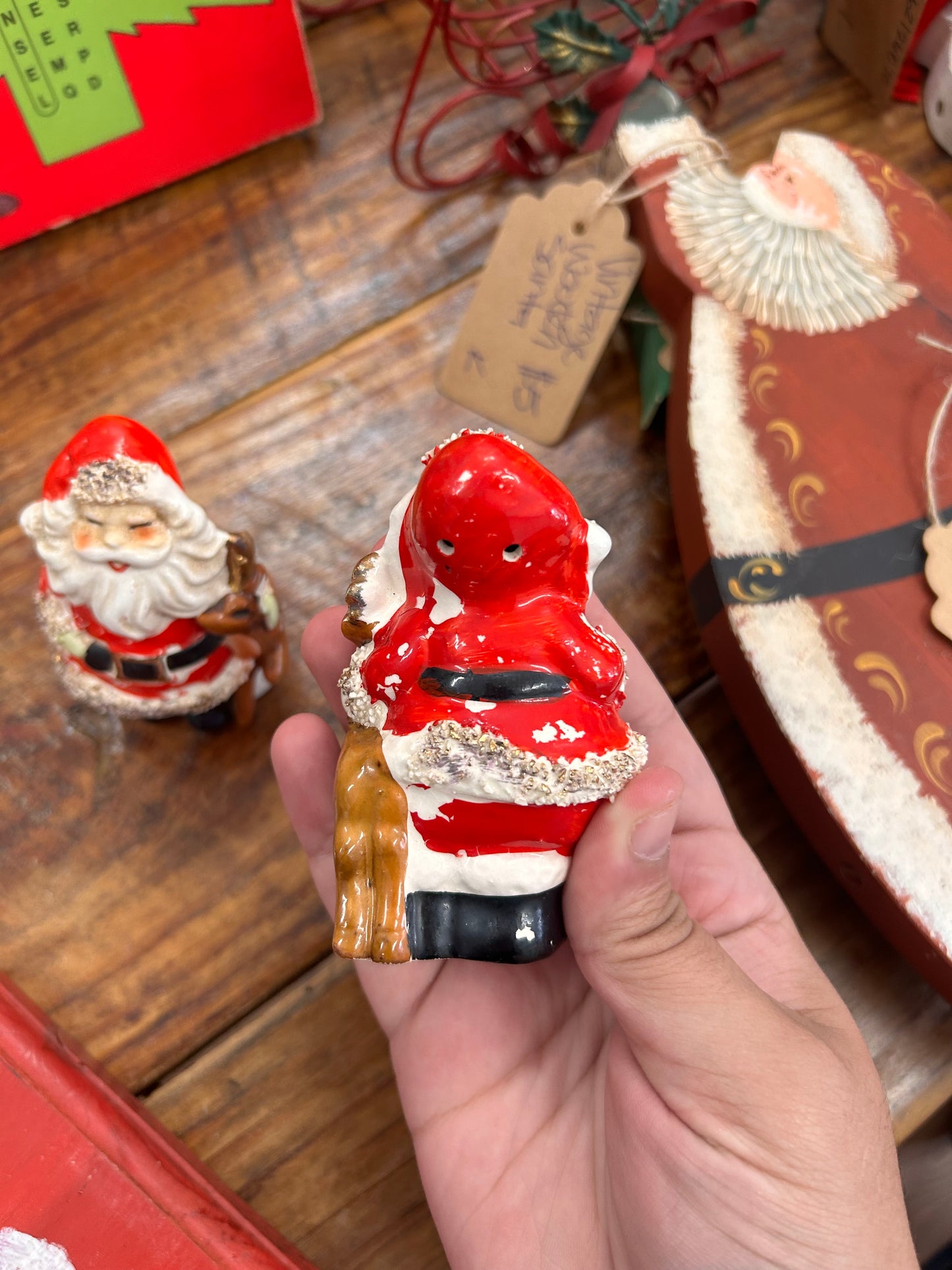 Vintage Santa S&P Shakers