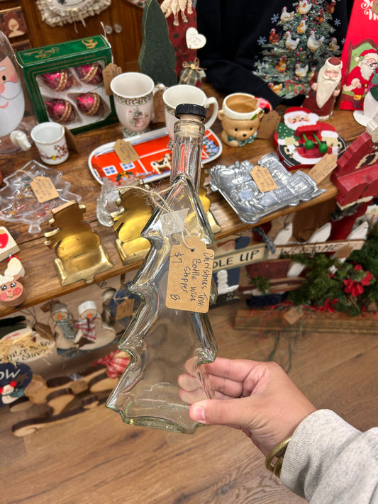 Christmas Tree Bottle With Stopper