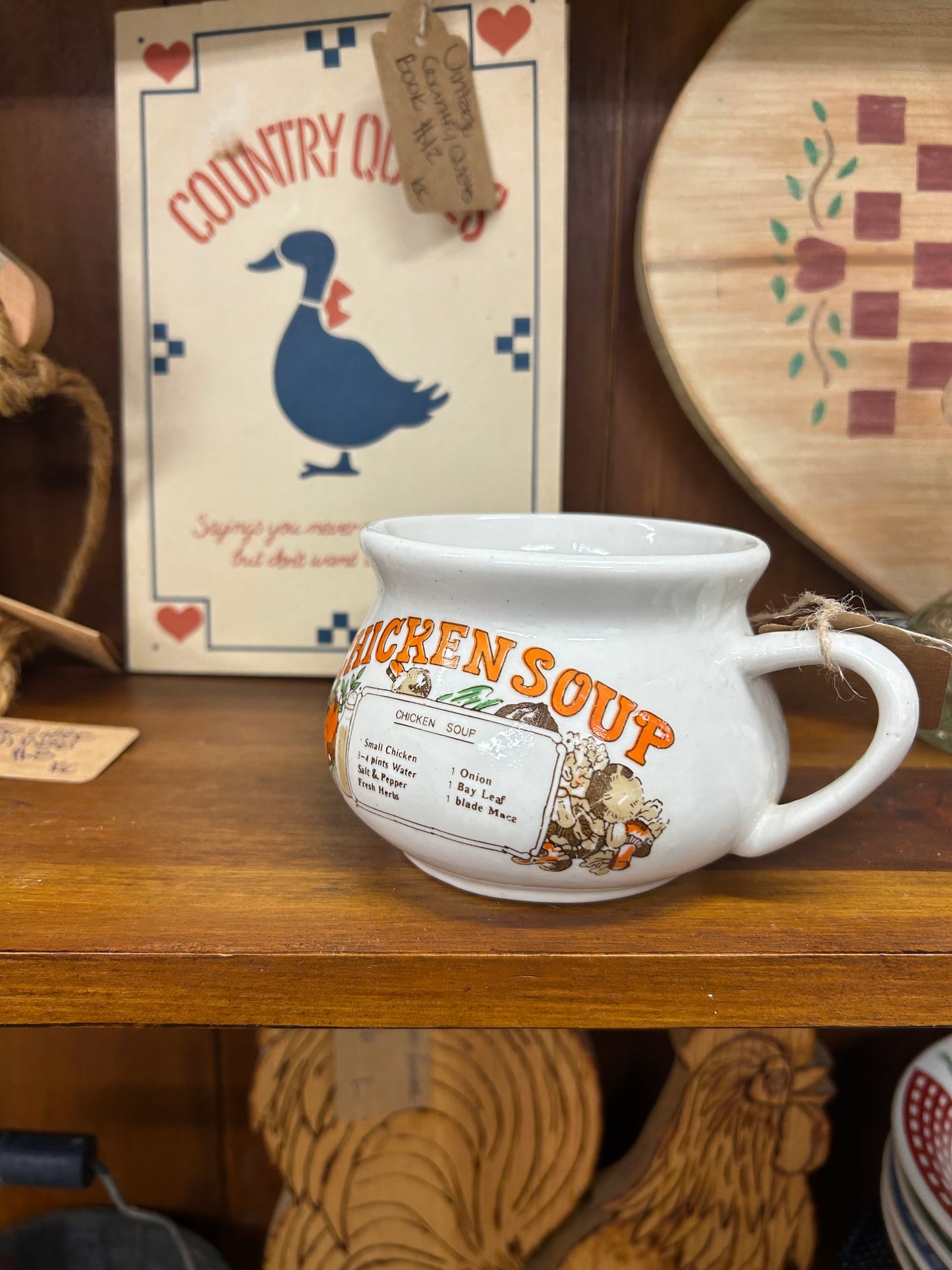 Vintage Chicken Soup Mug