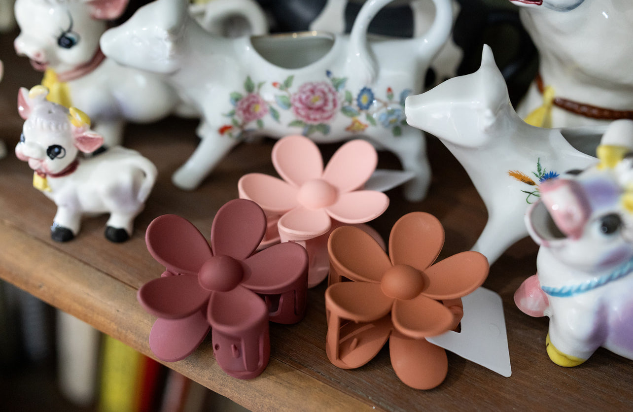 Flower Claw Clips