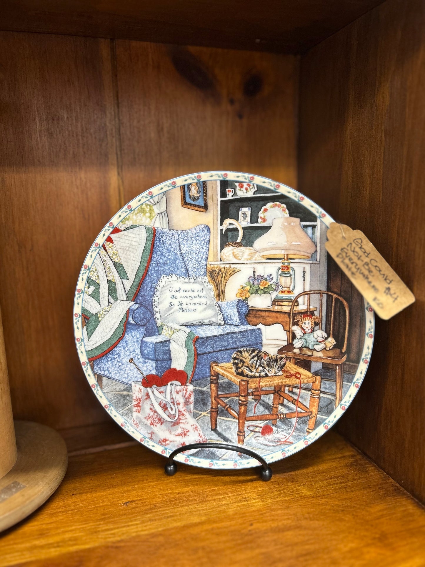 God Could Not Be Everywhere Decor Plate