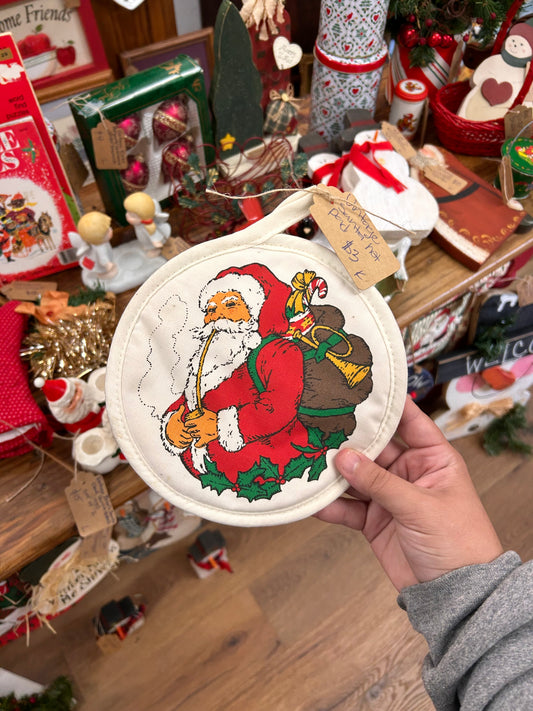 Vintage Santa Hot Pad