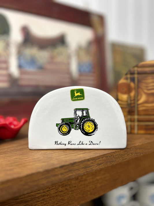 Vintage John Deere Napkin Holder