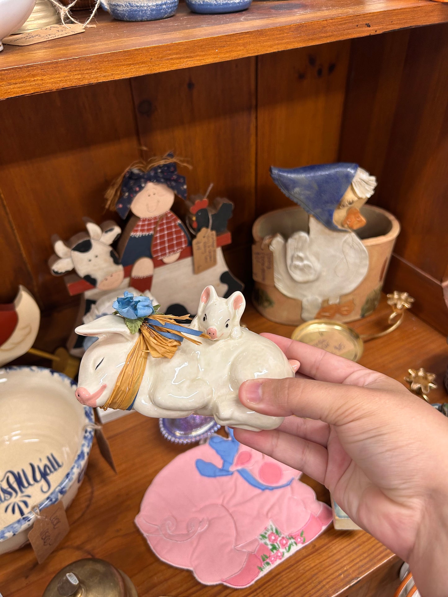 Vintage Pig Figurine