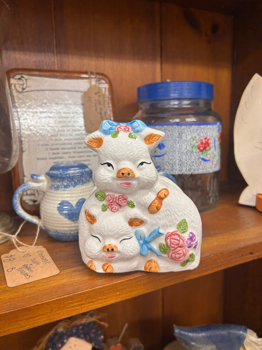 Vintage Cow Napkin Holder