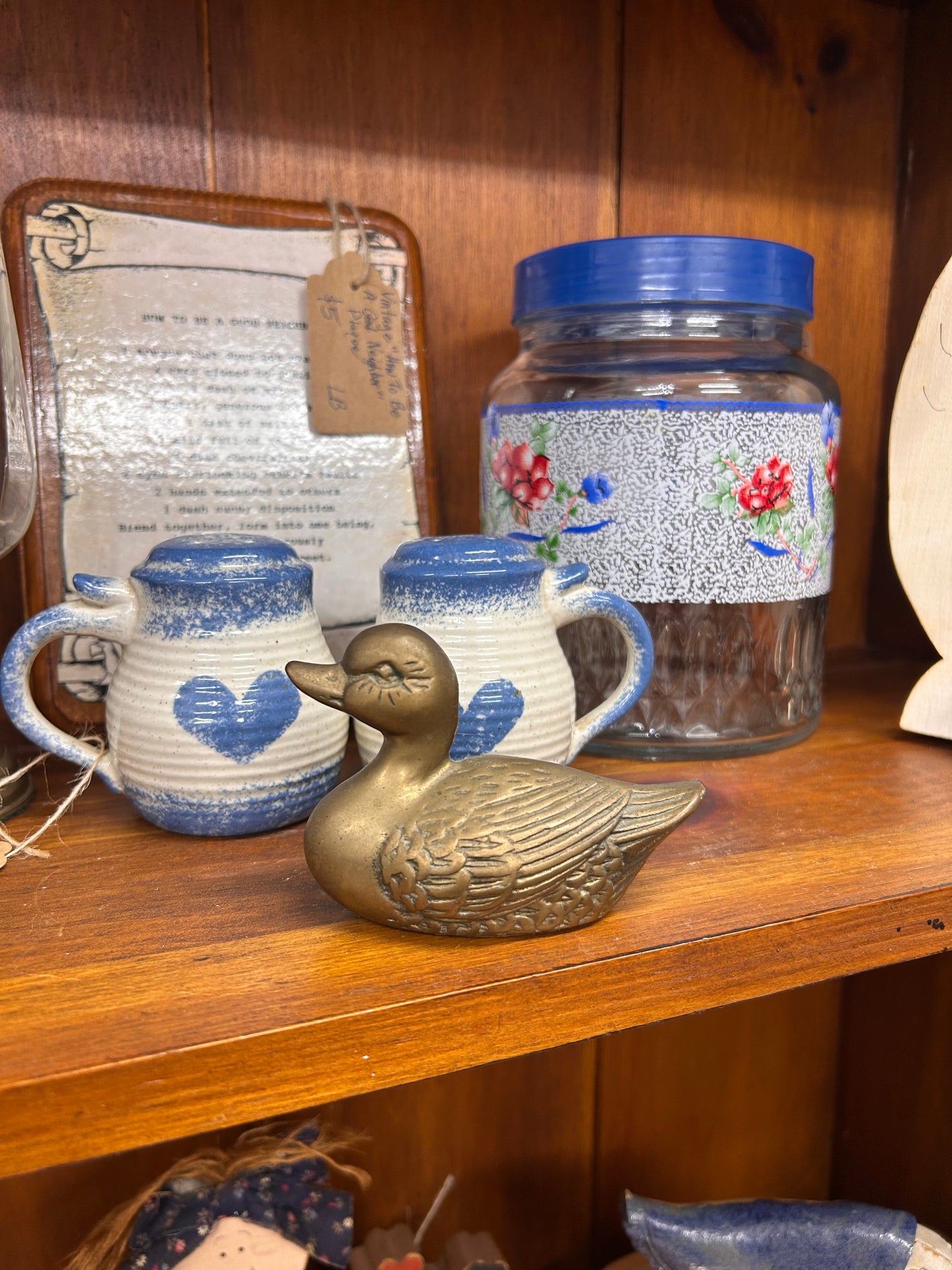 Vintage Brass Duck