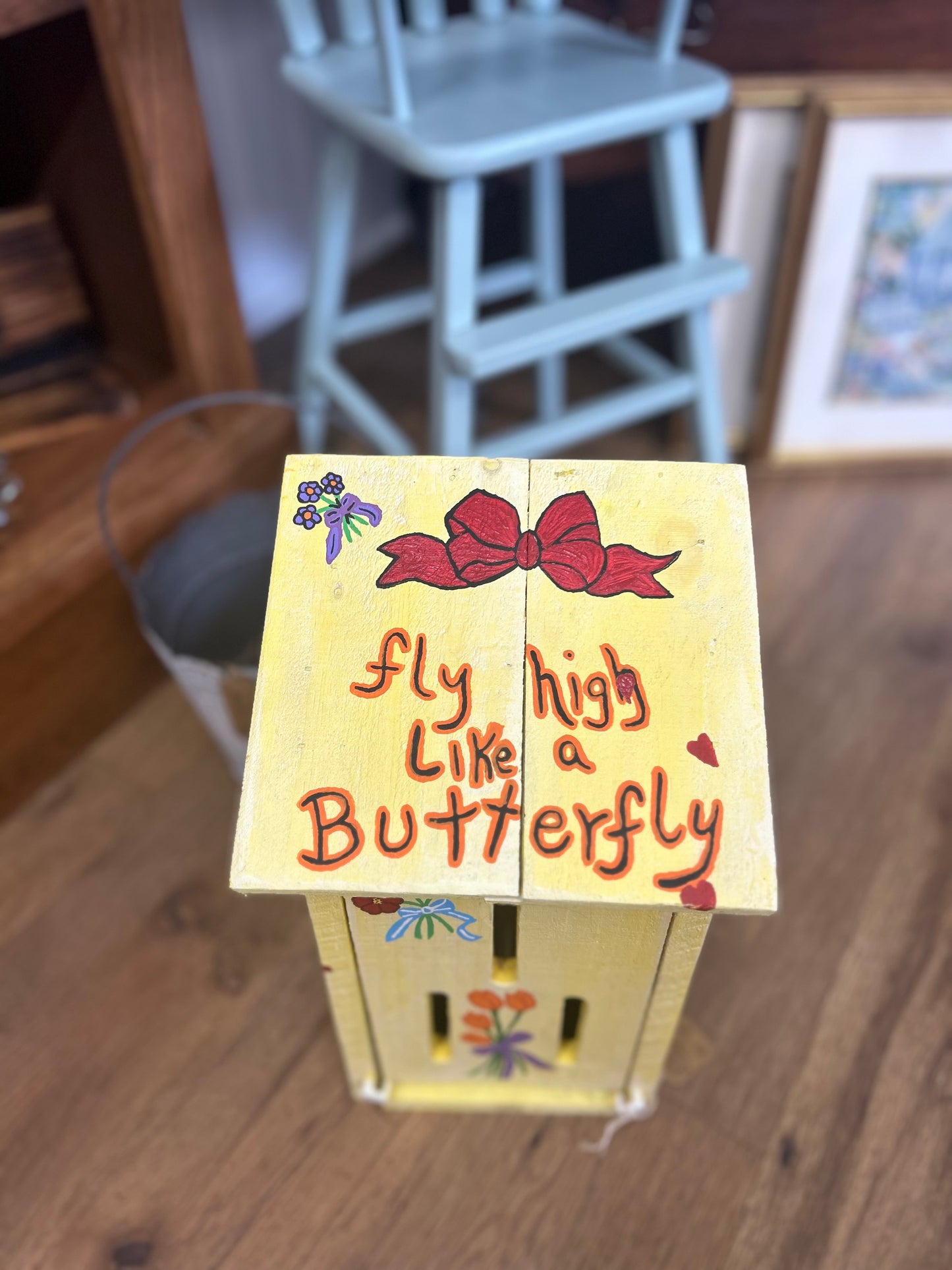 Yellow Butterfly Box