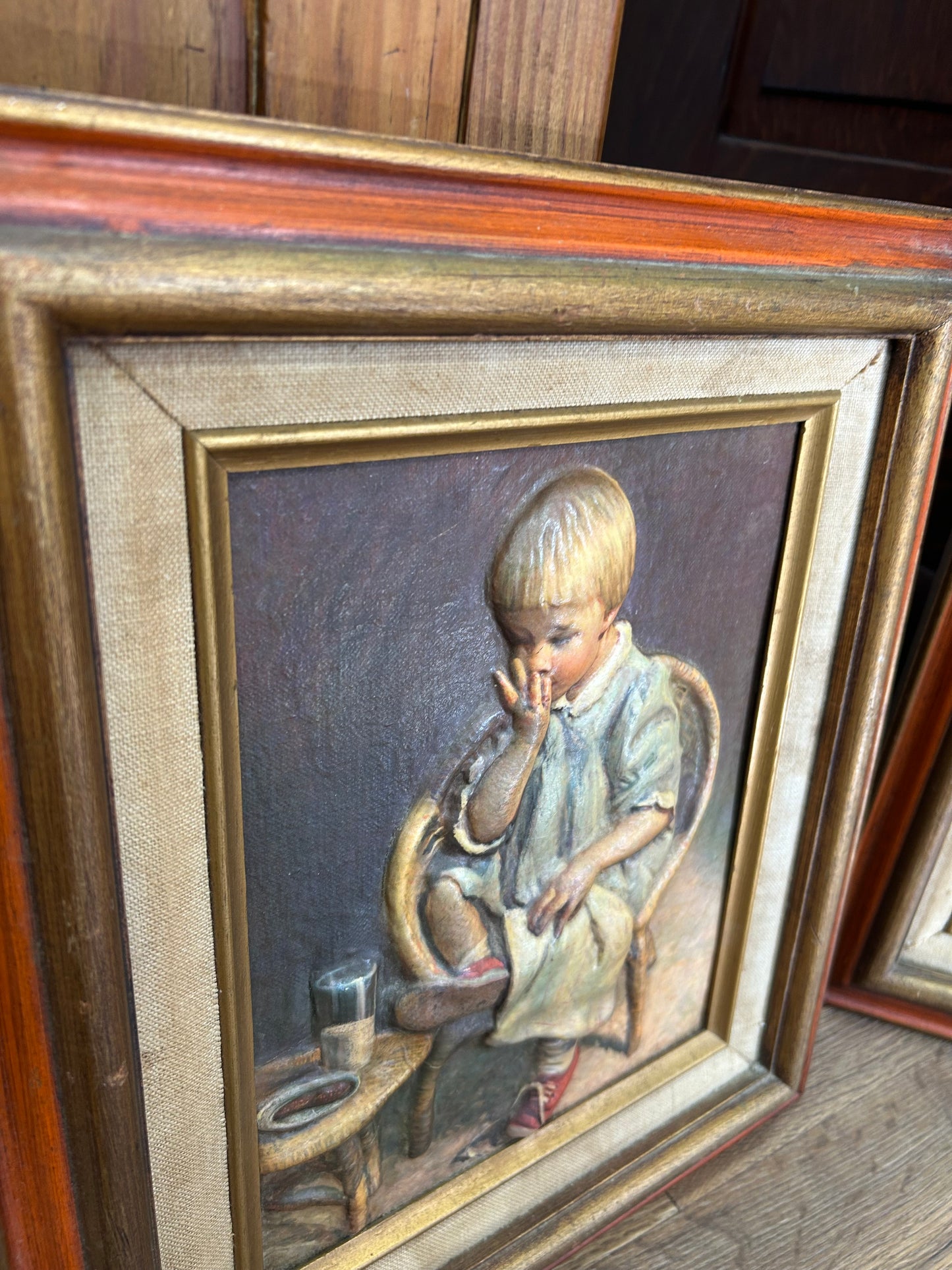 Vintage Gary & Gretchen 3D Wax Painting Set