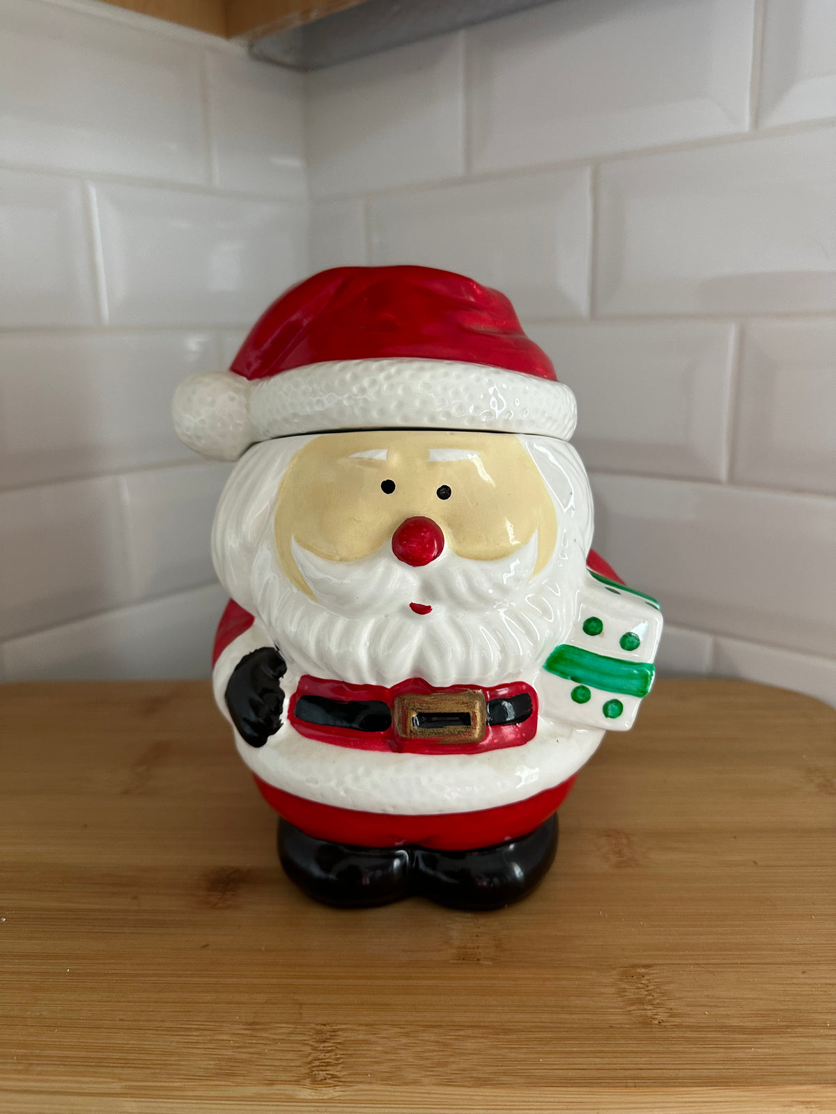 Vintage Santa Cookie Jar