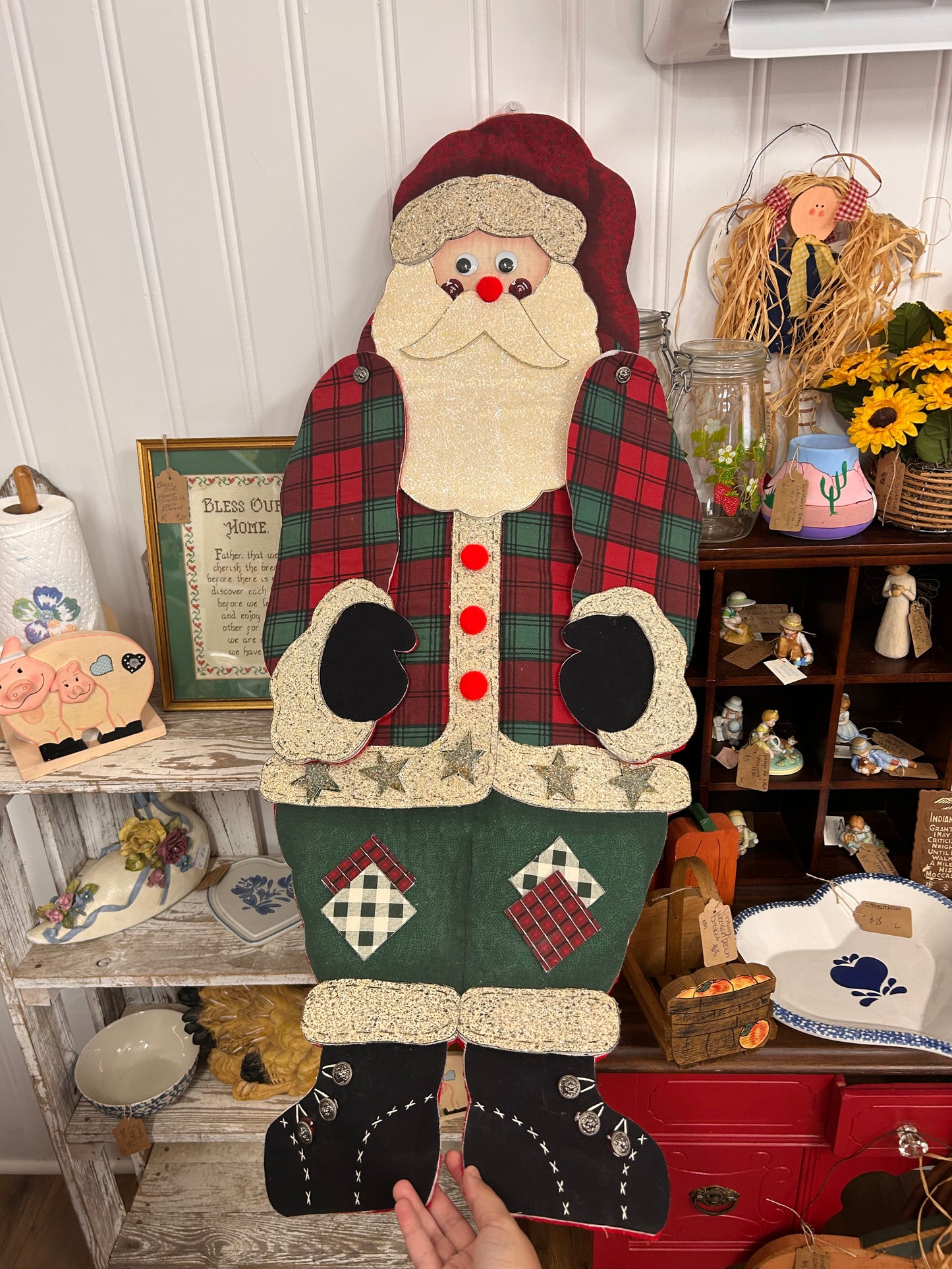 Large Santa Wall Hanger