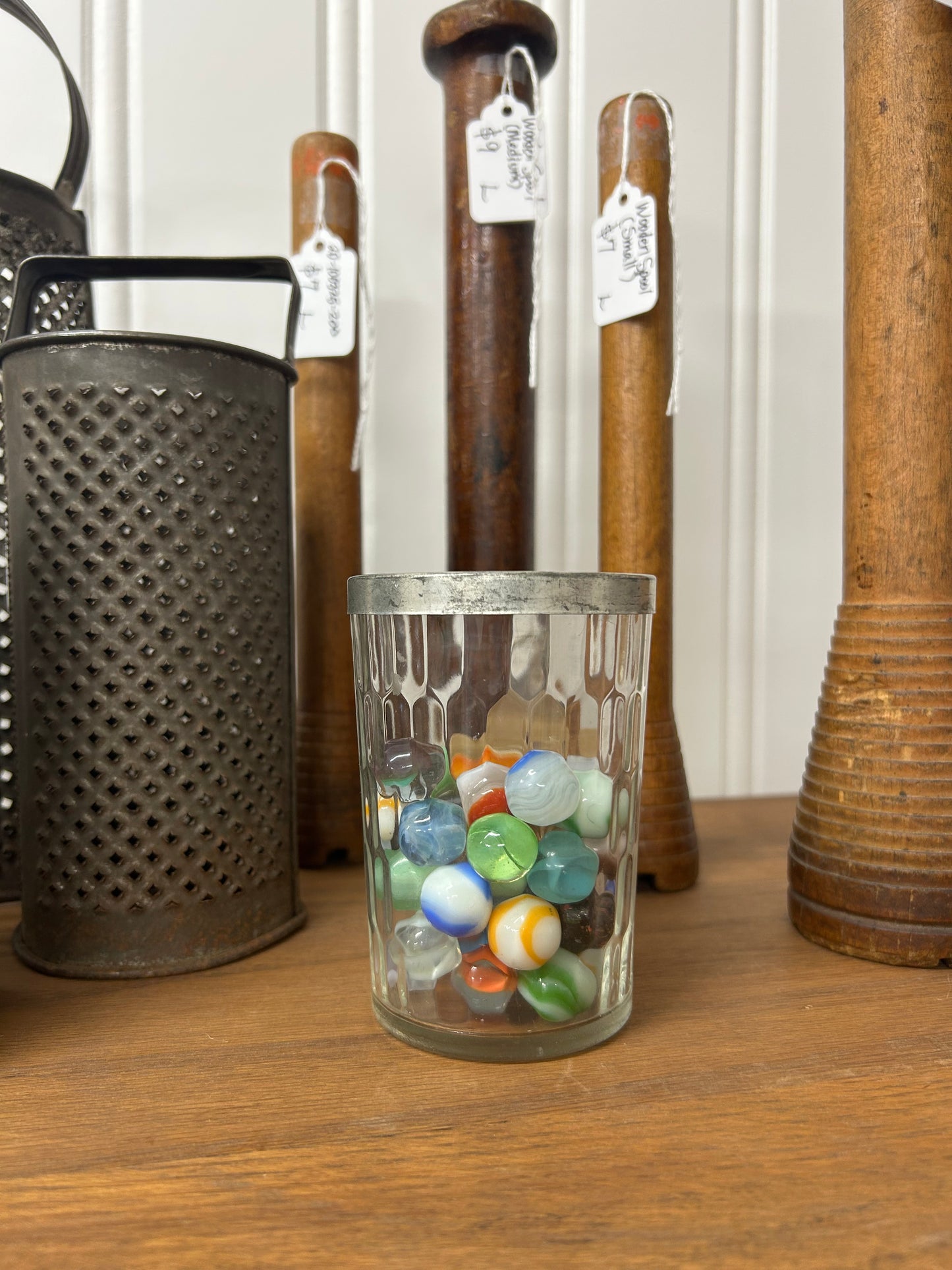 Marbles In Snuff Jar