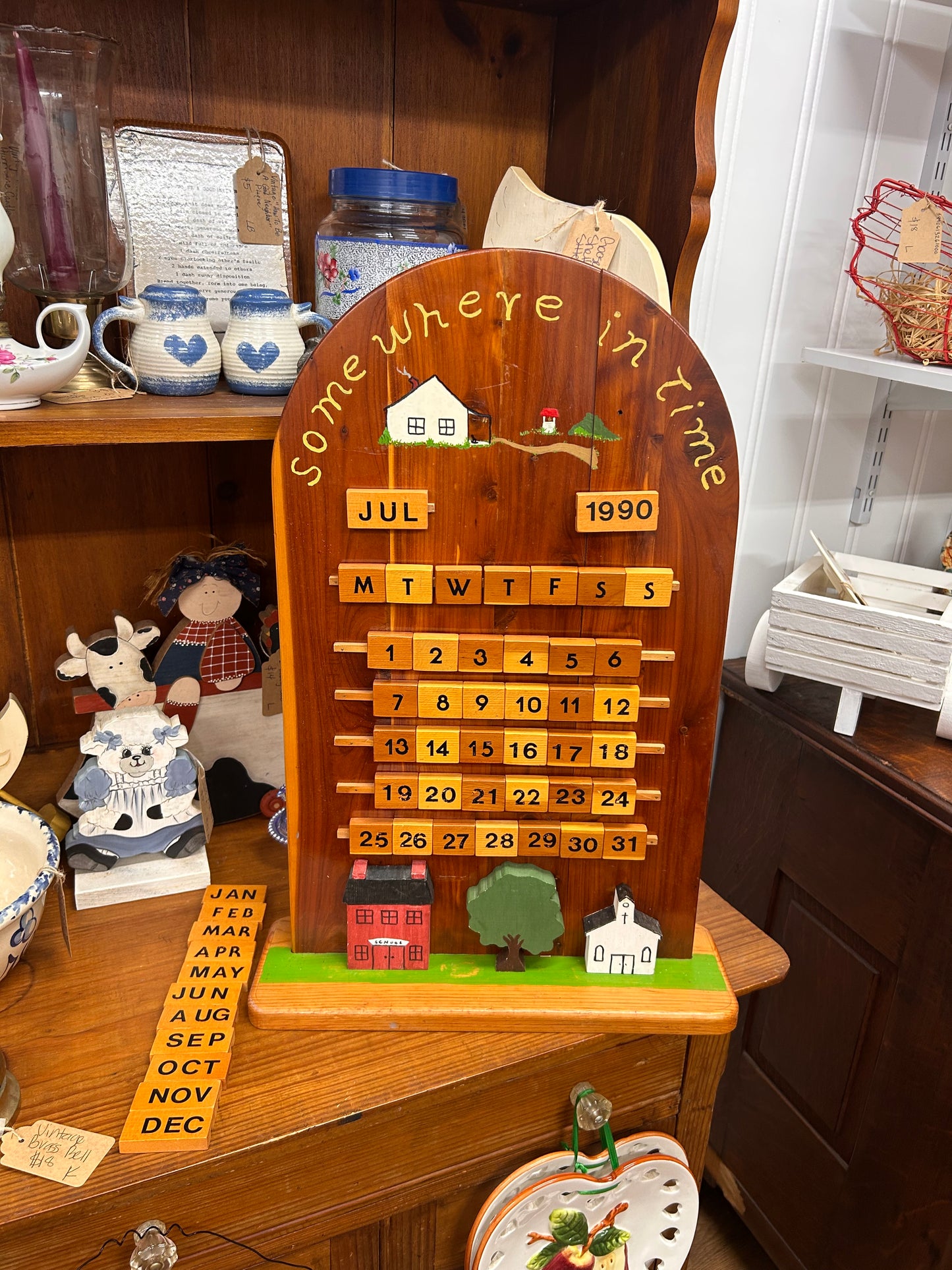 Vintage Perpetual Calendar - Has Extra Pieces Too - Local Pickup Only