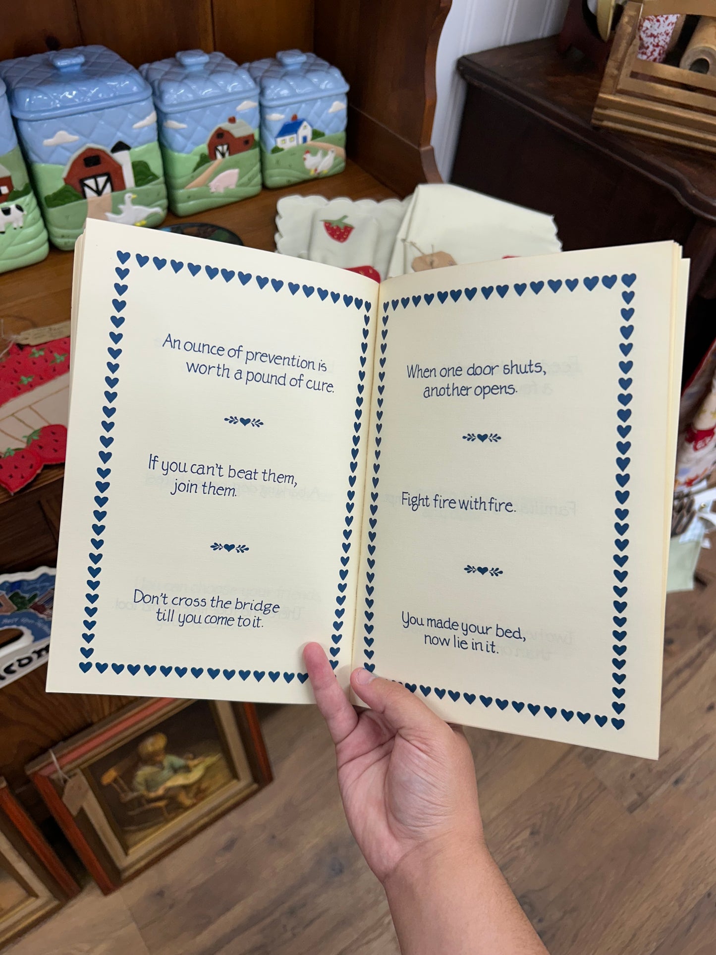 Vintage Country Quotes Book