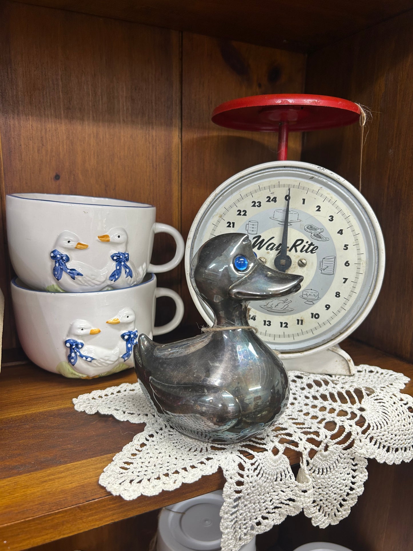 Silver Plated Duck Bank