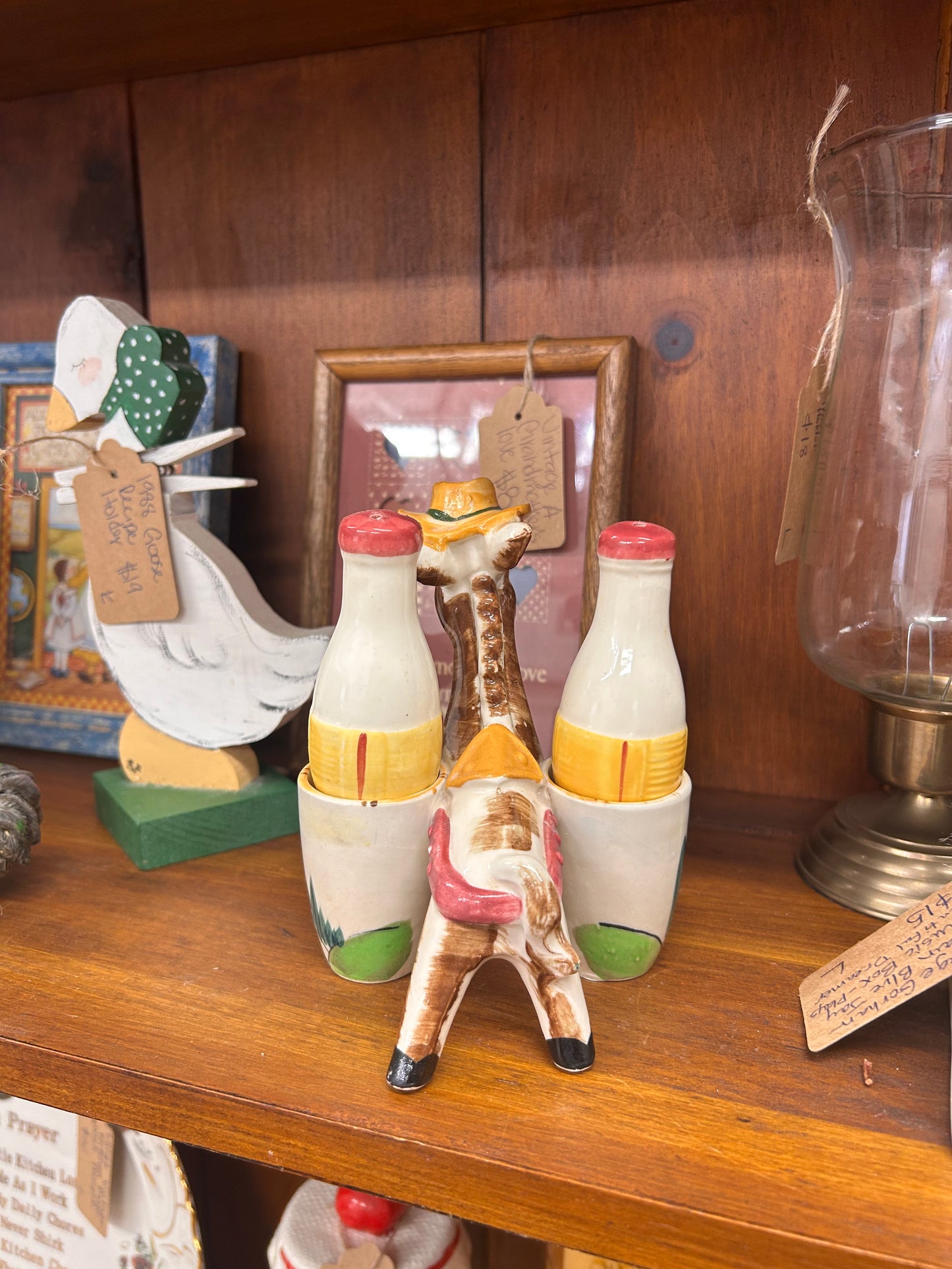 Vintage Donkey Salt & Pepper Shakers