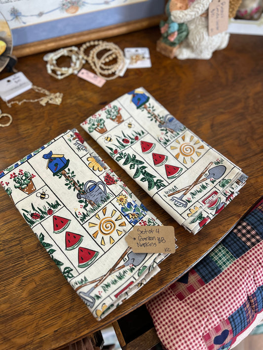 Garden Napkins - Set of 4