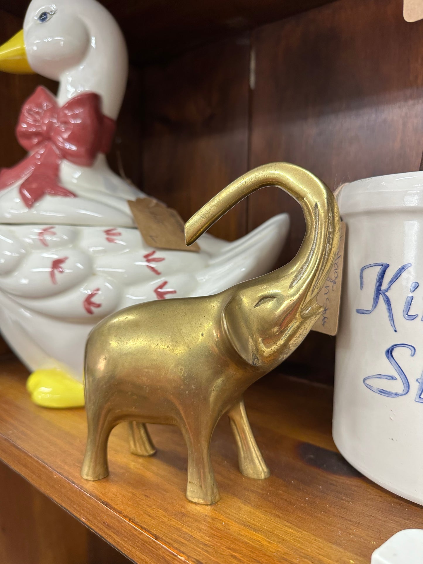 Vintage Brass Elephant