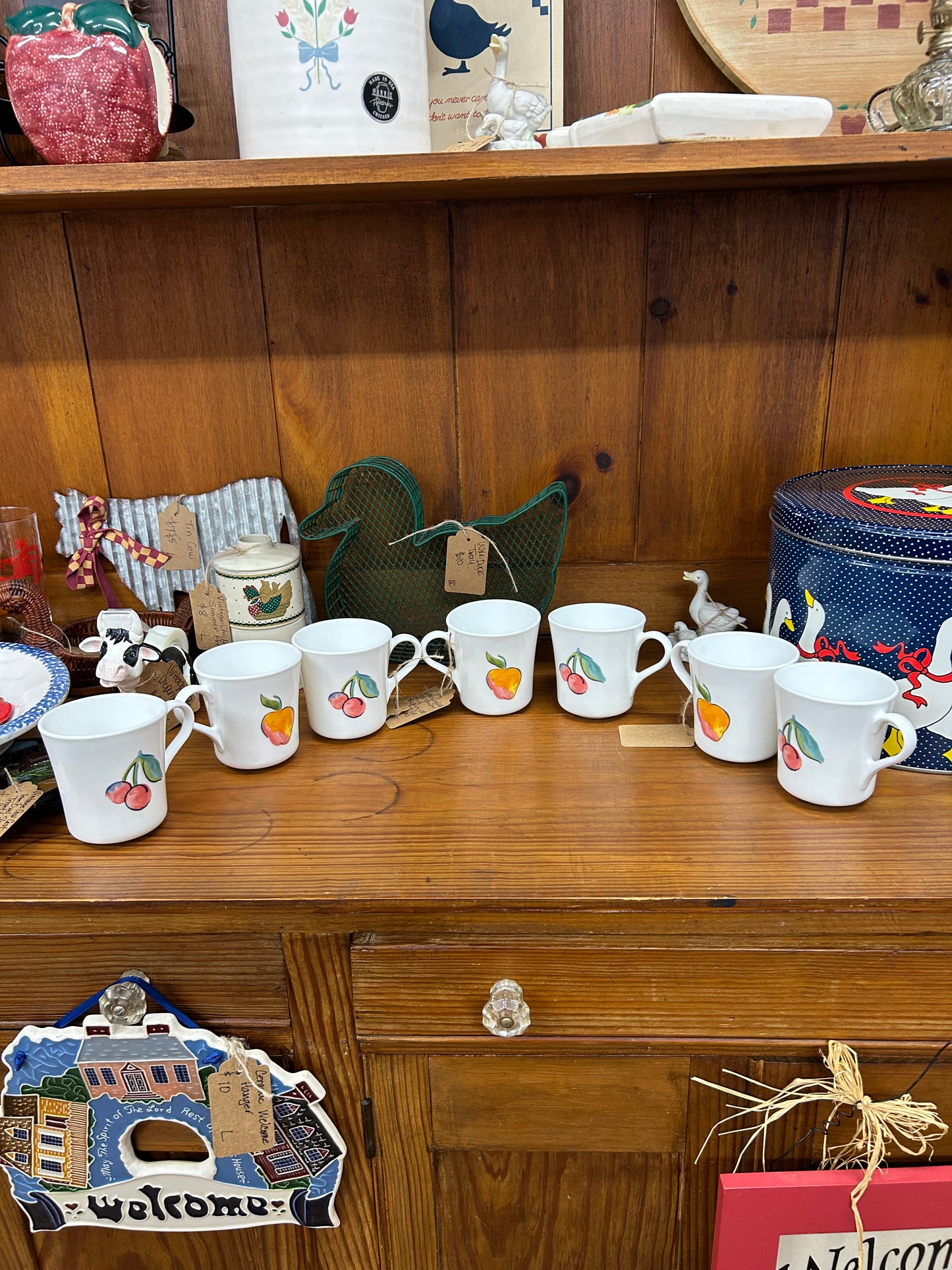 Corning USA Fruit Mugs - 7 Available