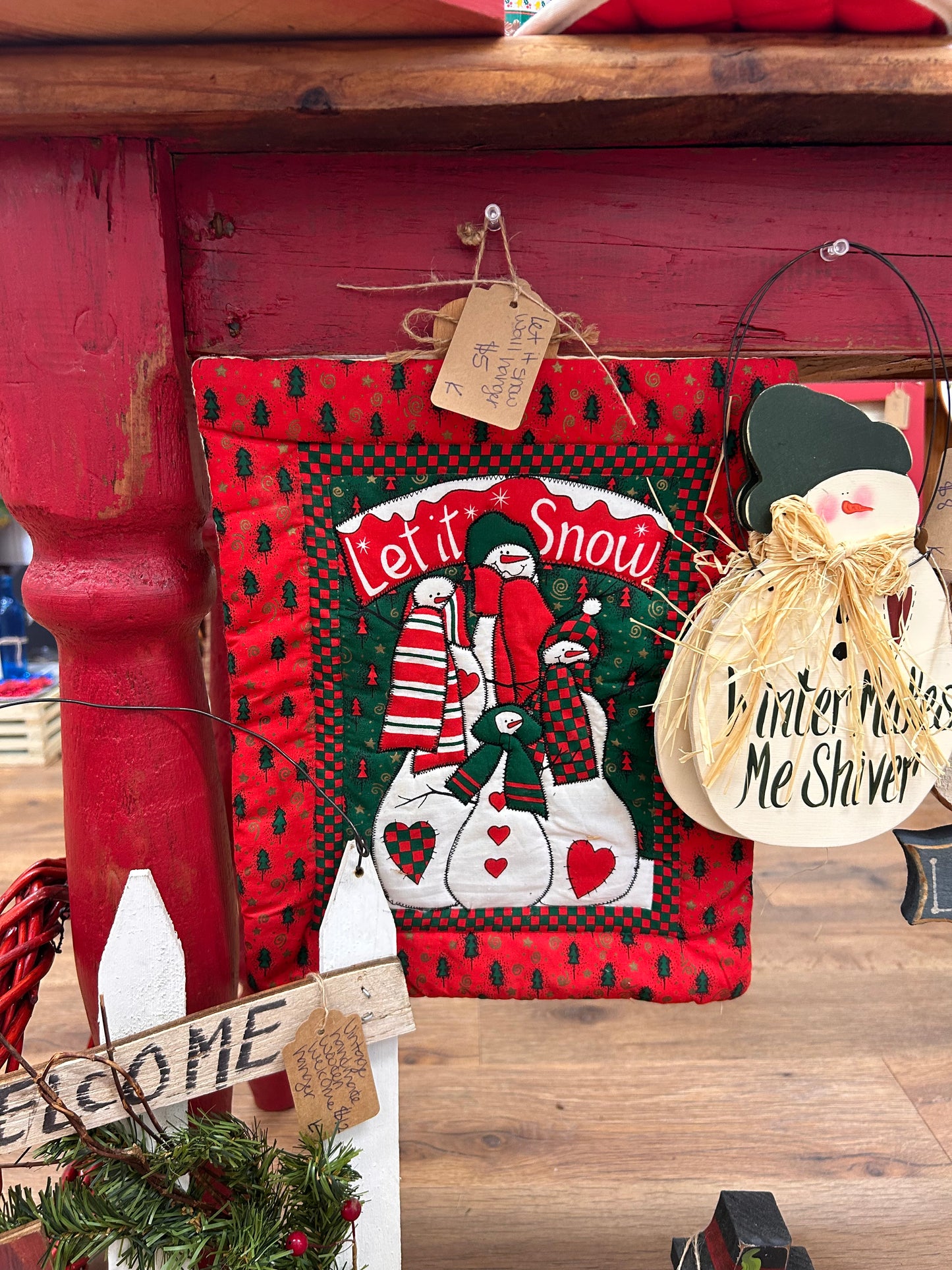 Let It Snow Wall Hanger