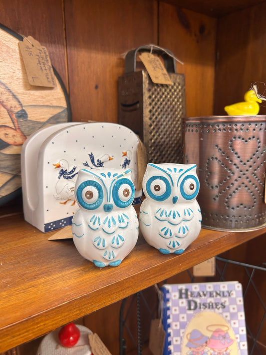 1960s-1970s Owl S&P Shakers
