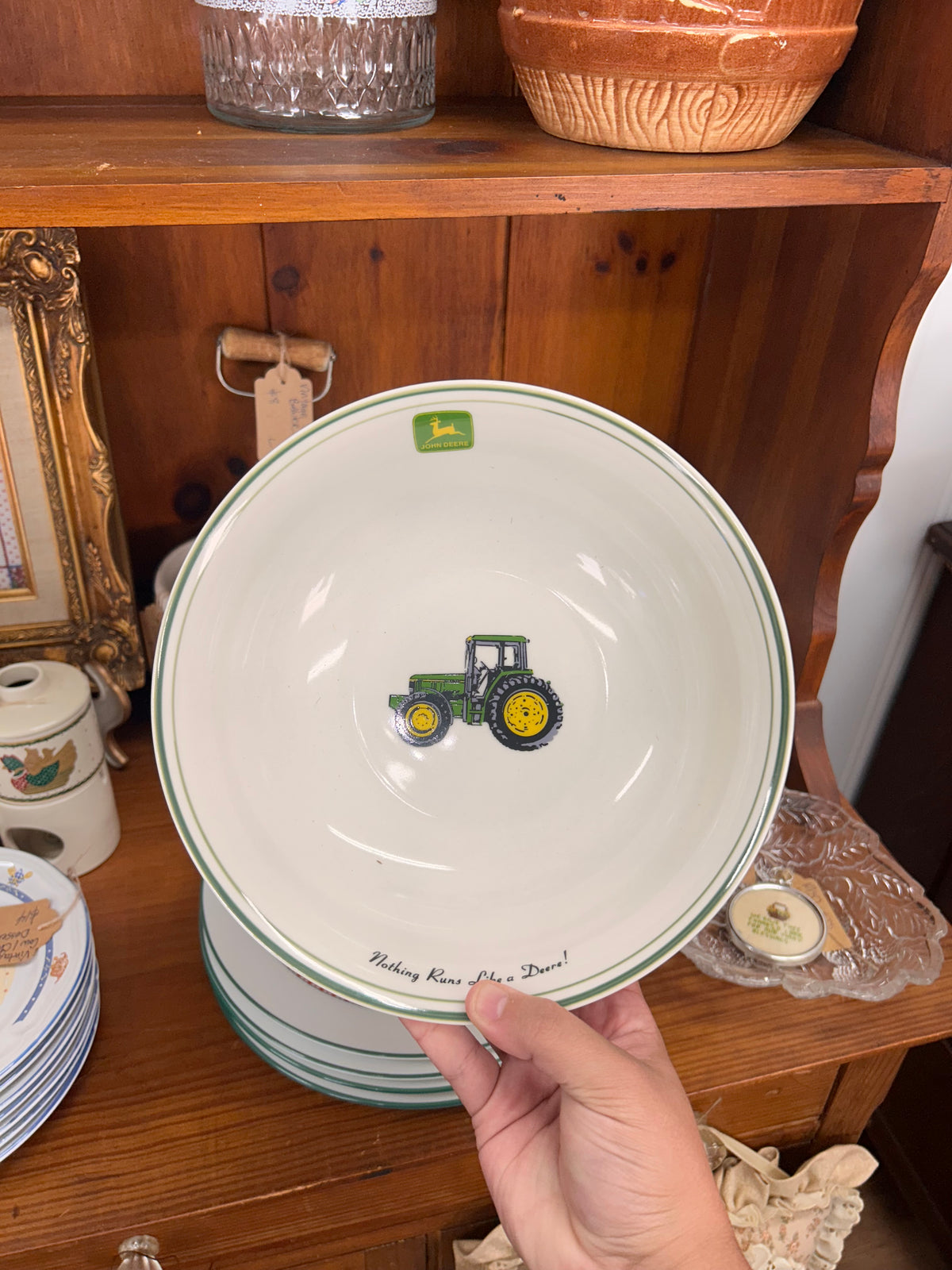 Vintage John Deere Serving Bowl