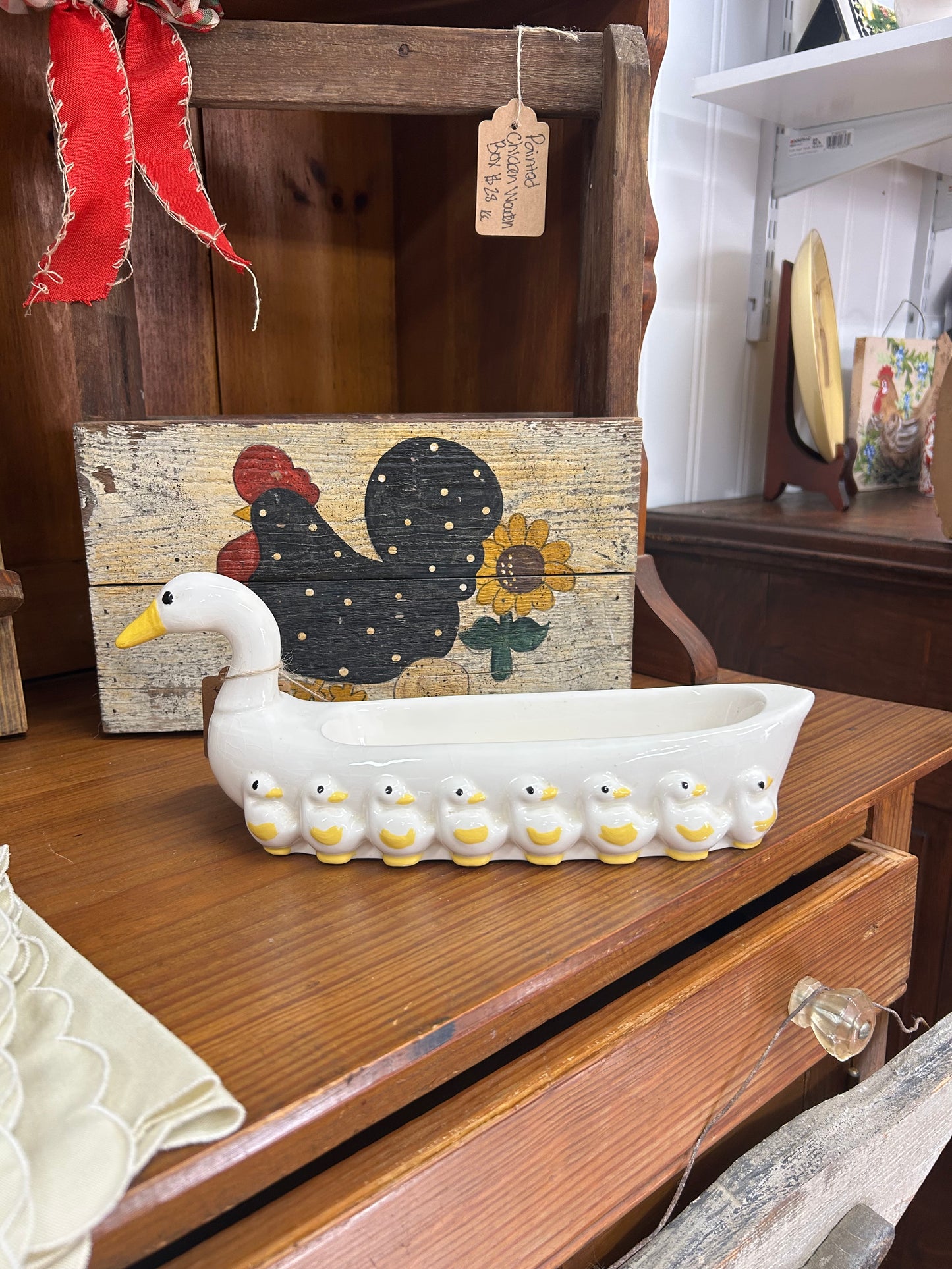 Vintage Geese Tray/Dish - As Is