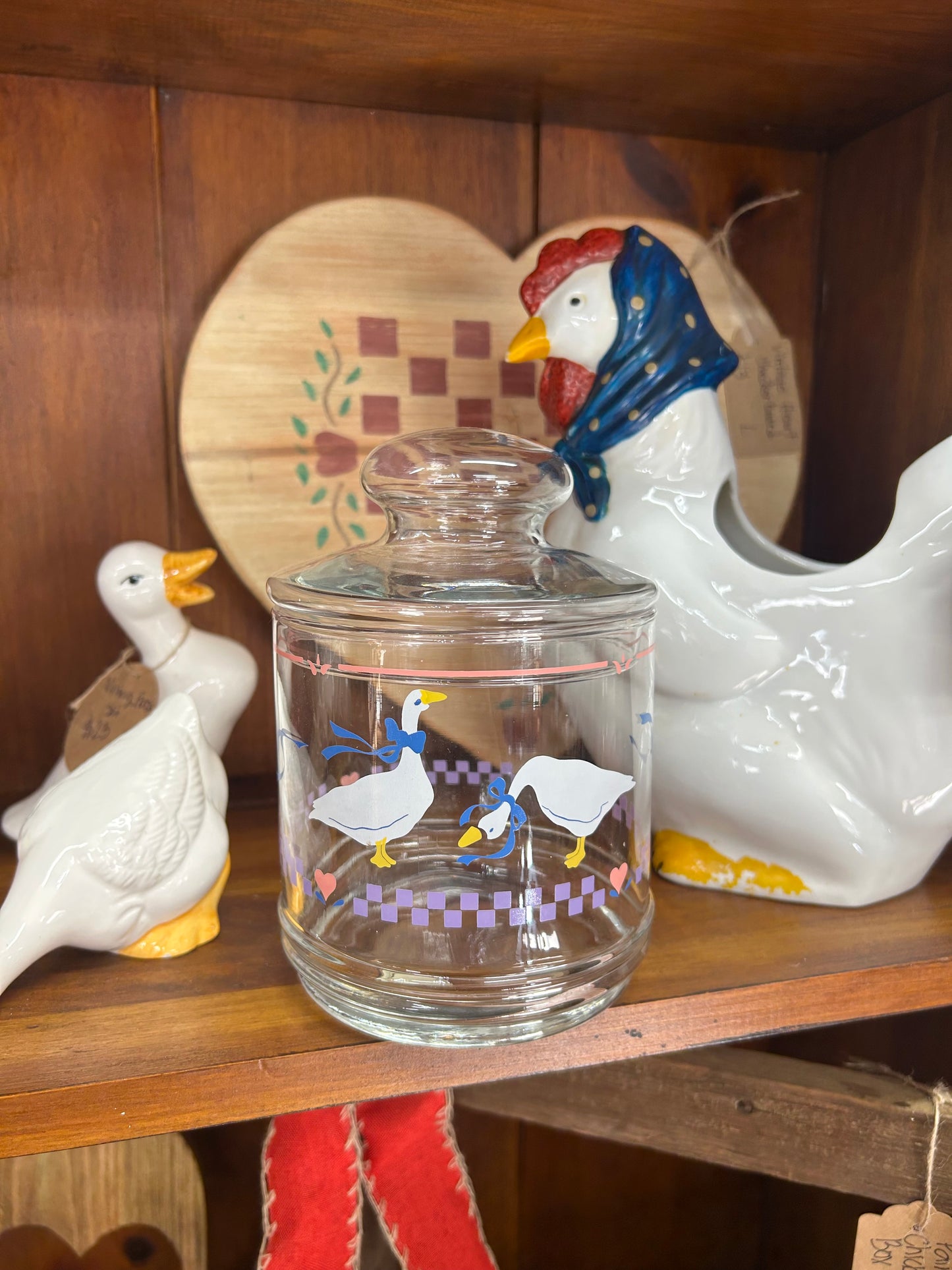 Vintage Geese Jar