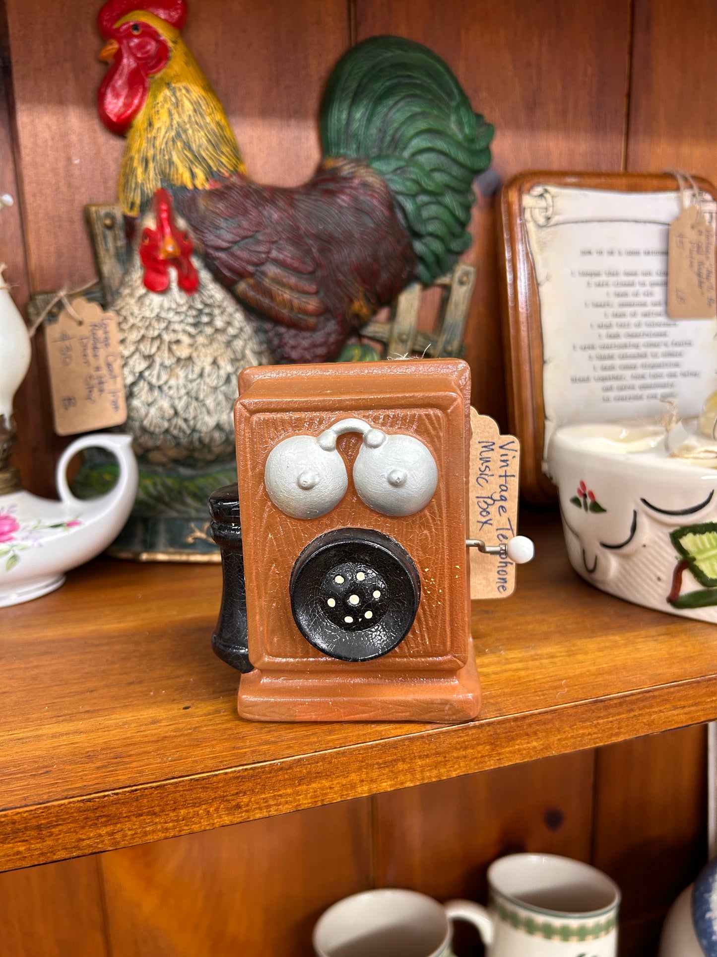Vintage Telephone Music Box