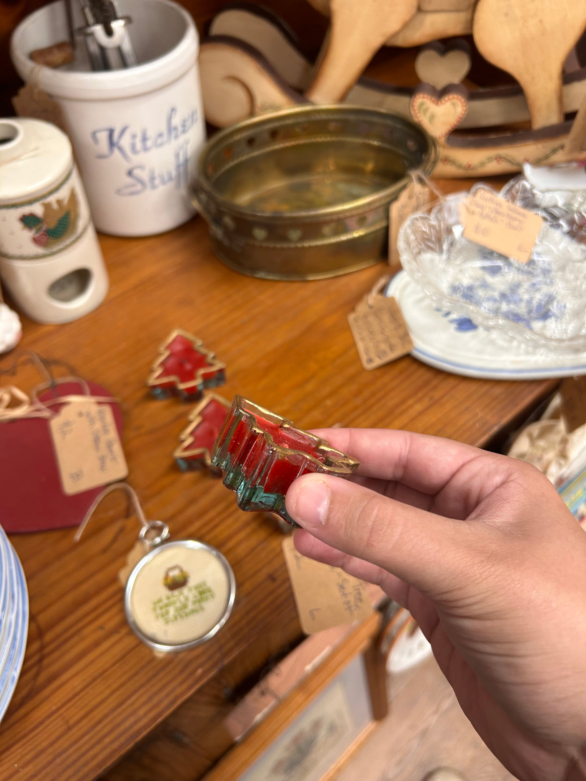 Christmas Tree Candles - Set Of 4 - Local Pickup Only