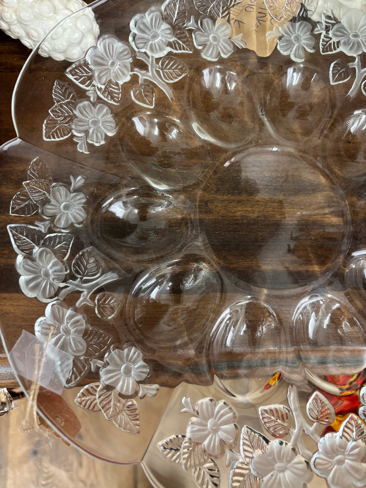 1980s “Rosella” Deviled Egg Platter - Made In Germany - 12x12x12