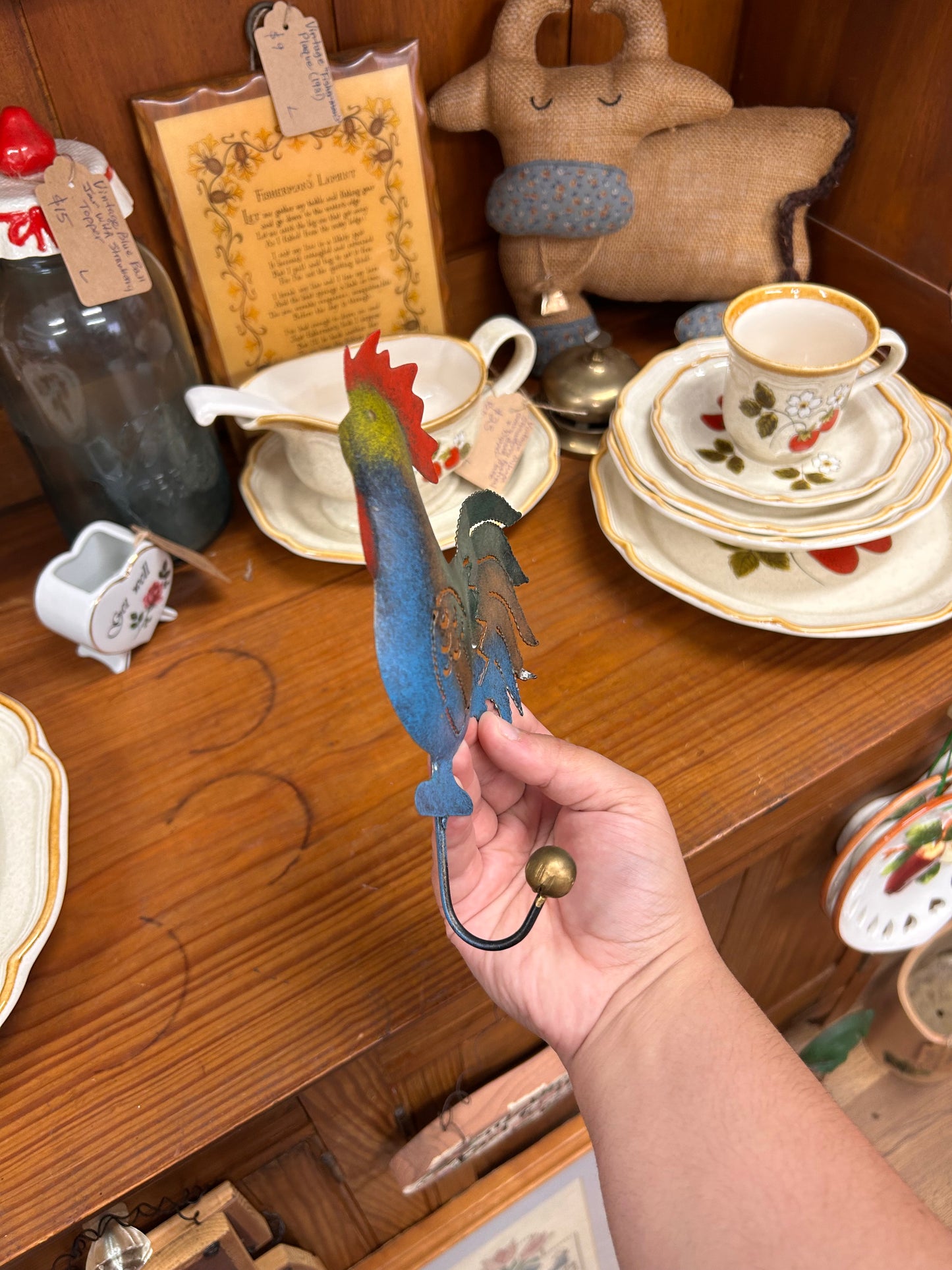 Metal Rooster Hook