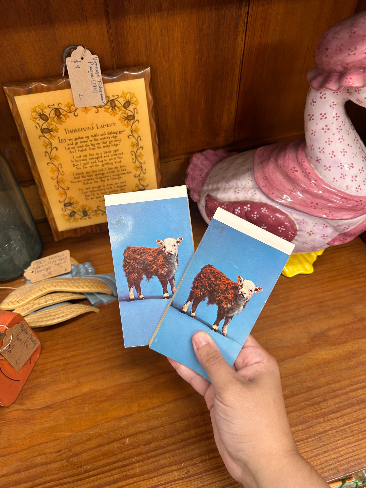 Vintage ELANCO Hereford Notebook Pad - Set Of 2