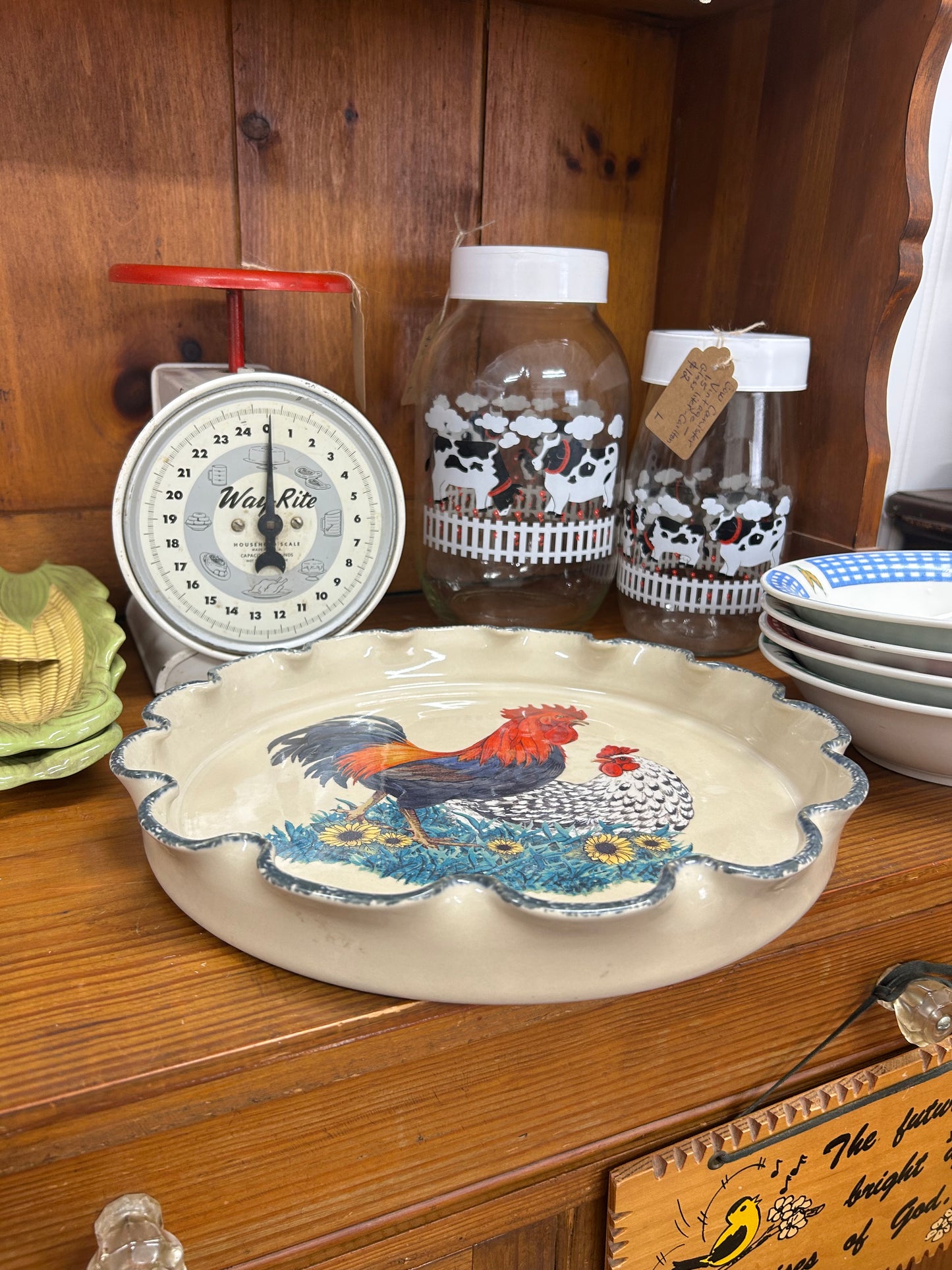 Vintage Home & Garden Chicken/Rooster Stoneware