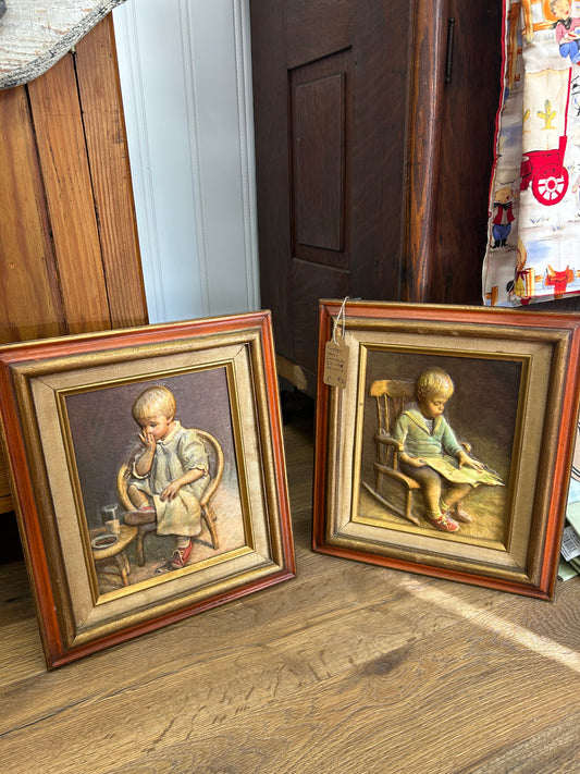 Vintage Gary & Gretchen 3D Wax Painting Set