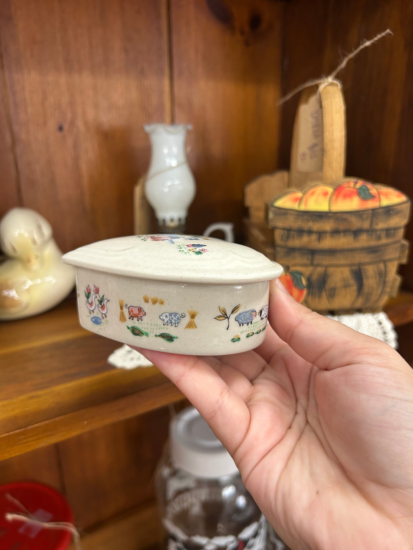Vintage Heartland Trinket Box