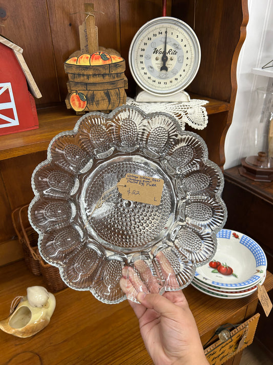 Vintage Indiana Glass “Thousand Eyes” Plate