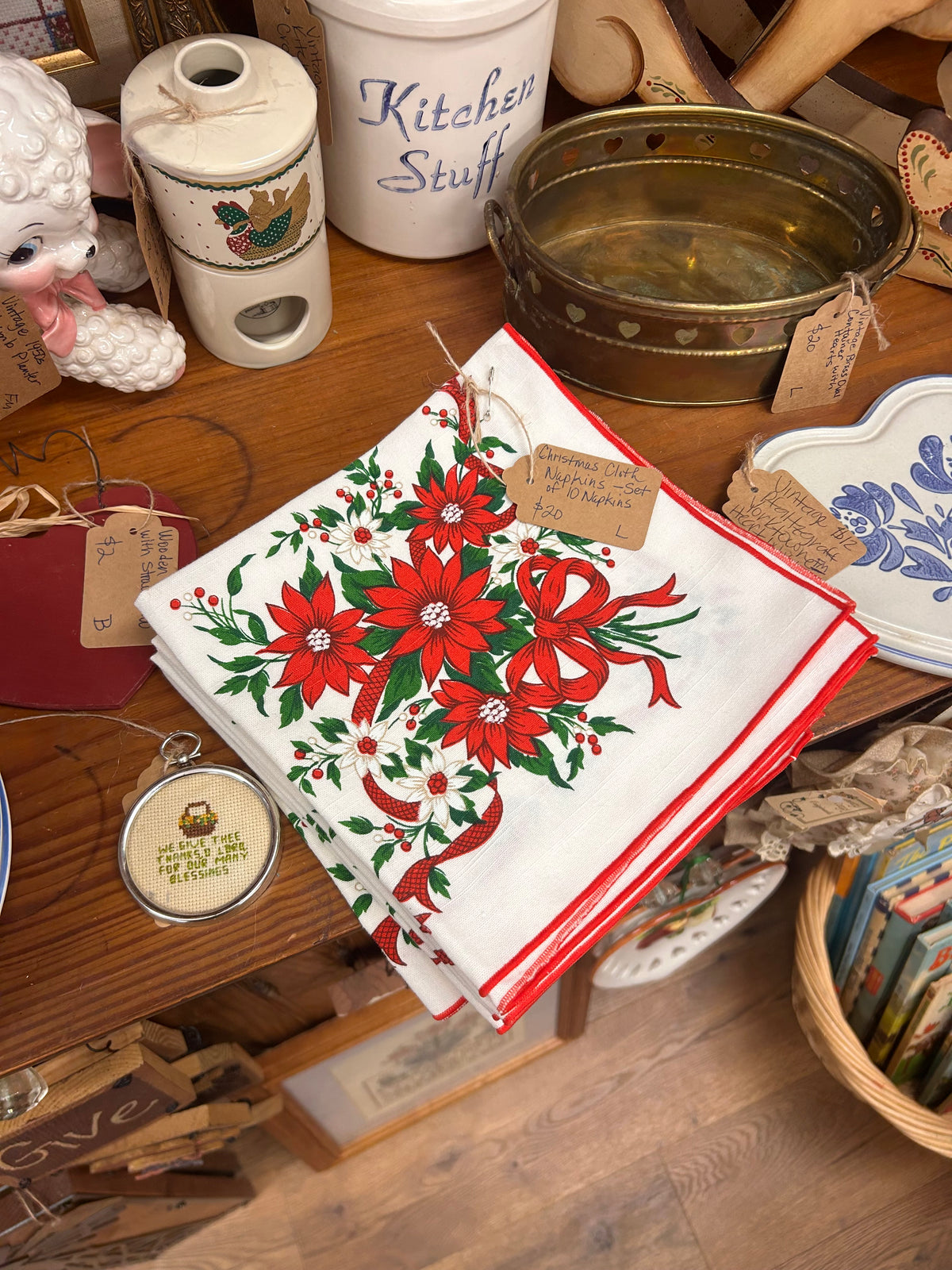 Christmas Cloth Napkins - Set Of 10