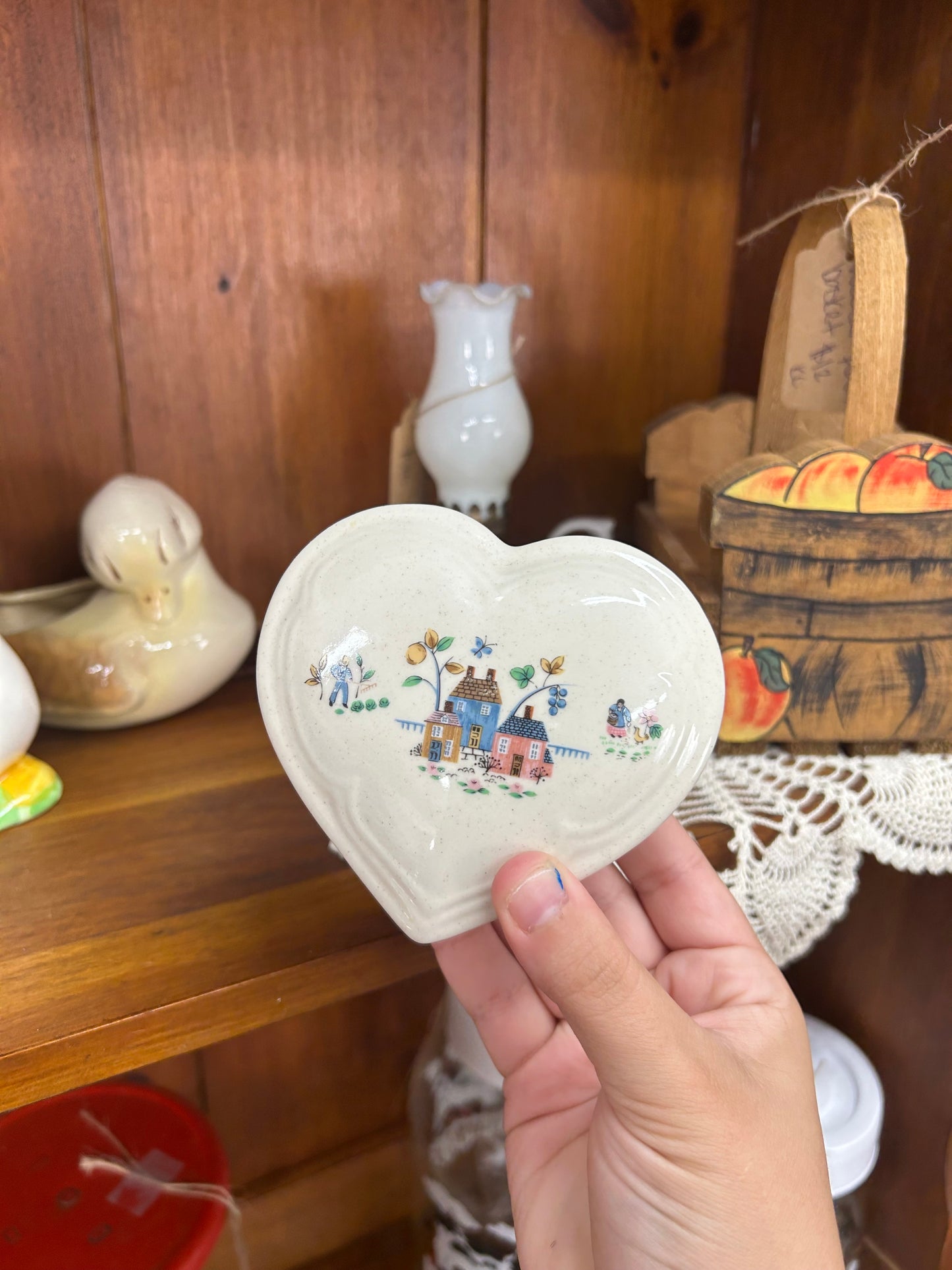 Vintage Heartland Trinket Box