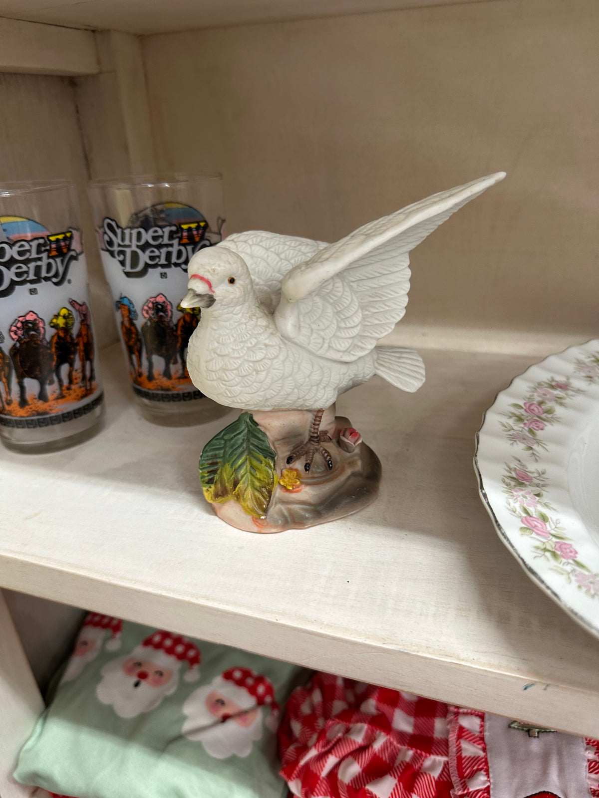Vintage Royal Crown Bisque Porcelain Dove