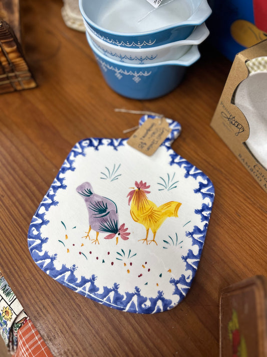 Hand Painted Italian Chicken Trivet